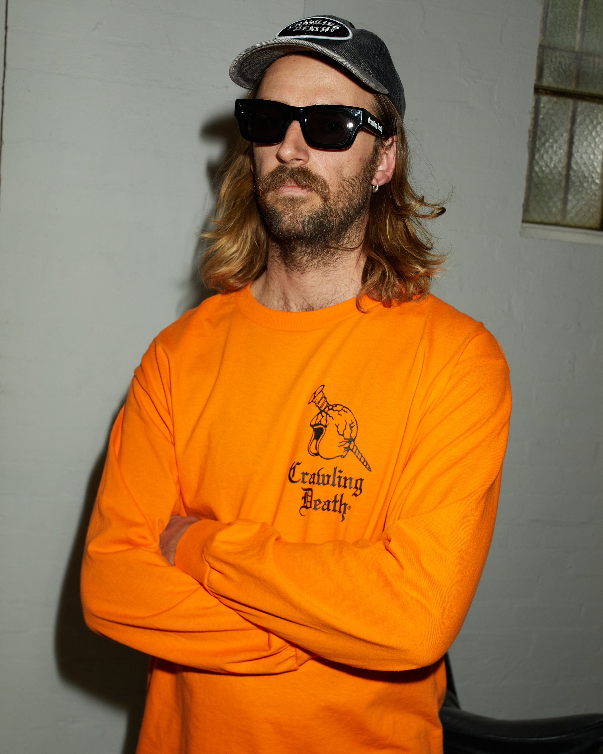 Helmet Screw Longsleeve | Orange
