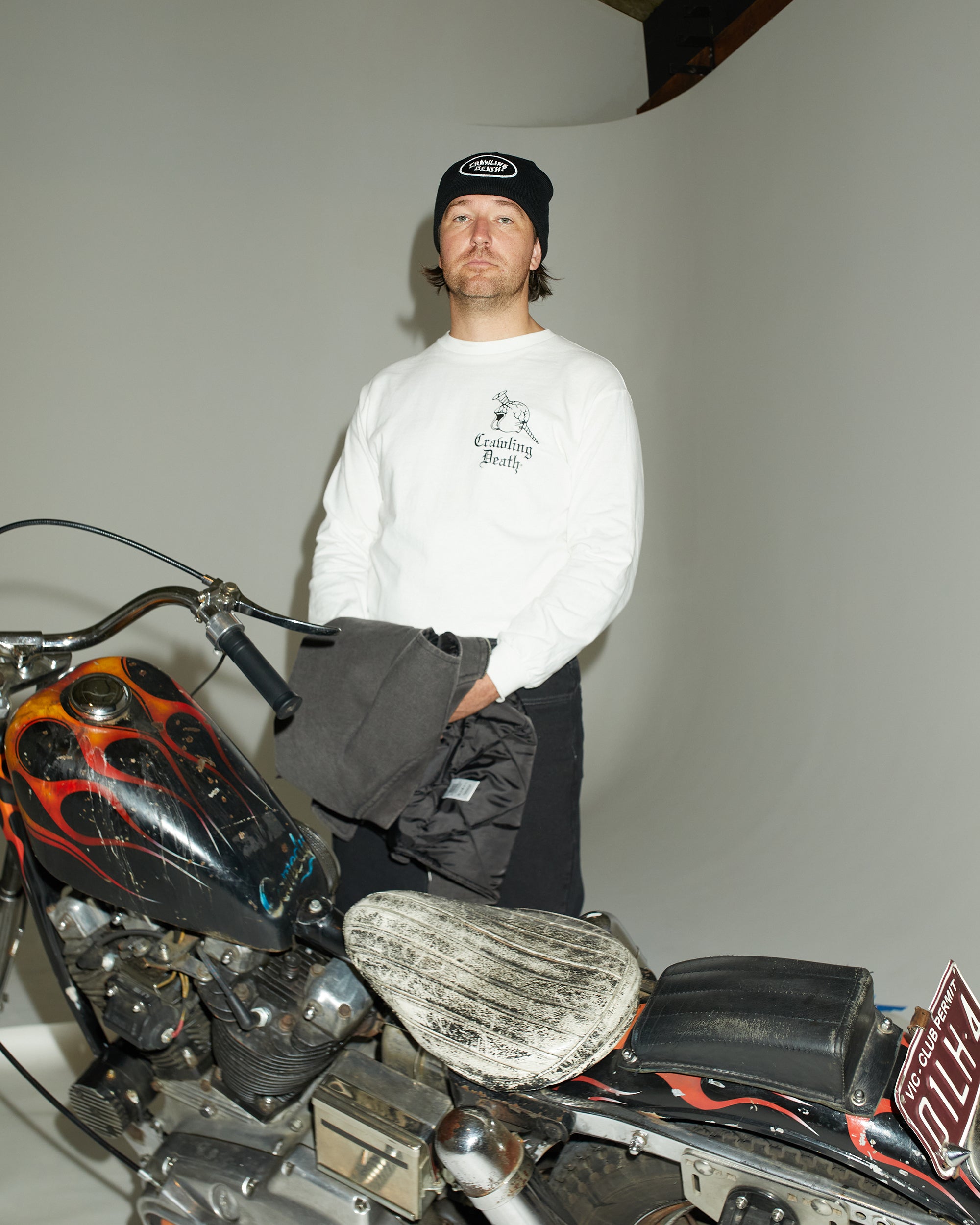 Helmet Screw Longsleeve | White