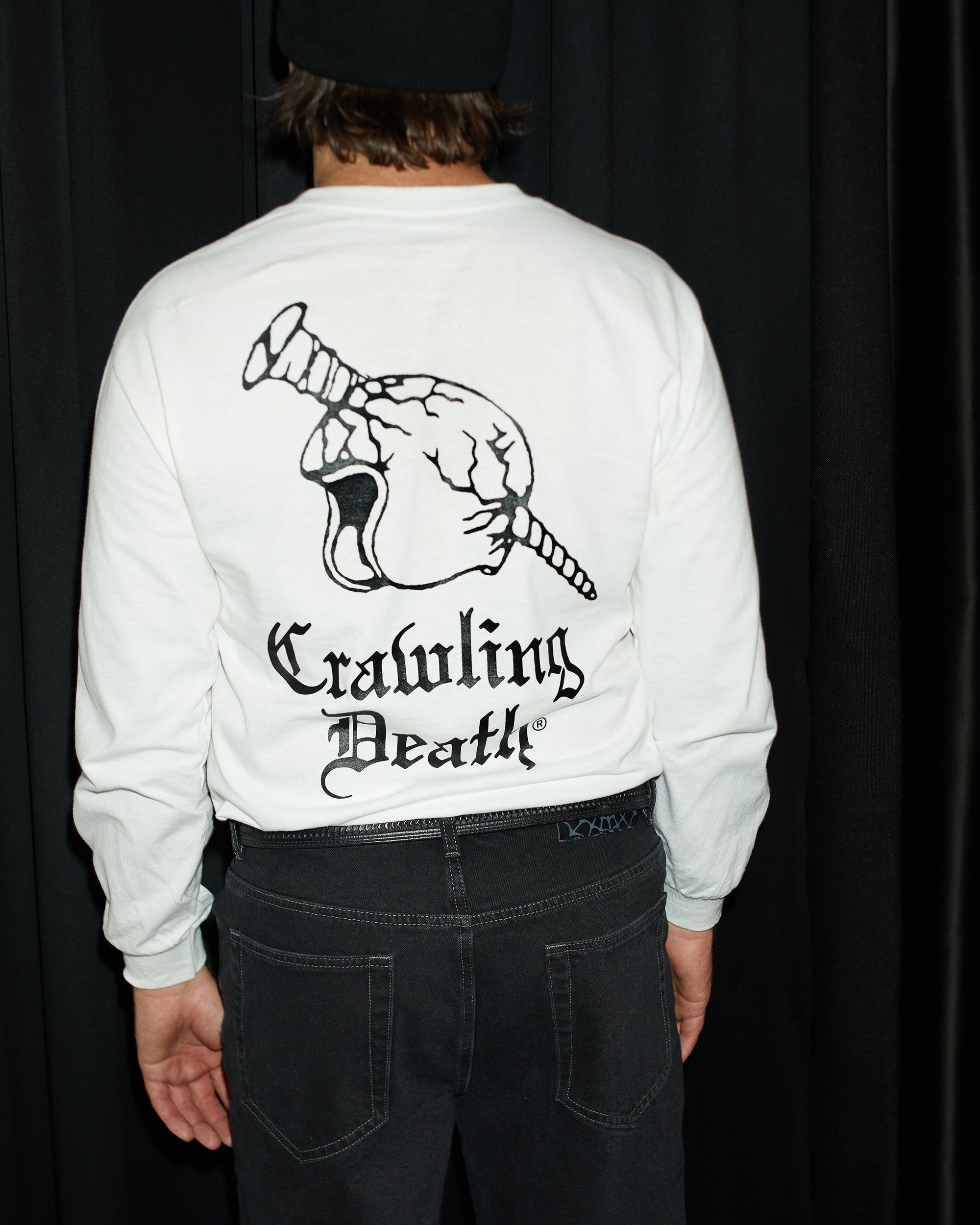 Helmet Screw Longsleeve | White