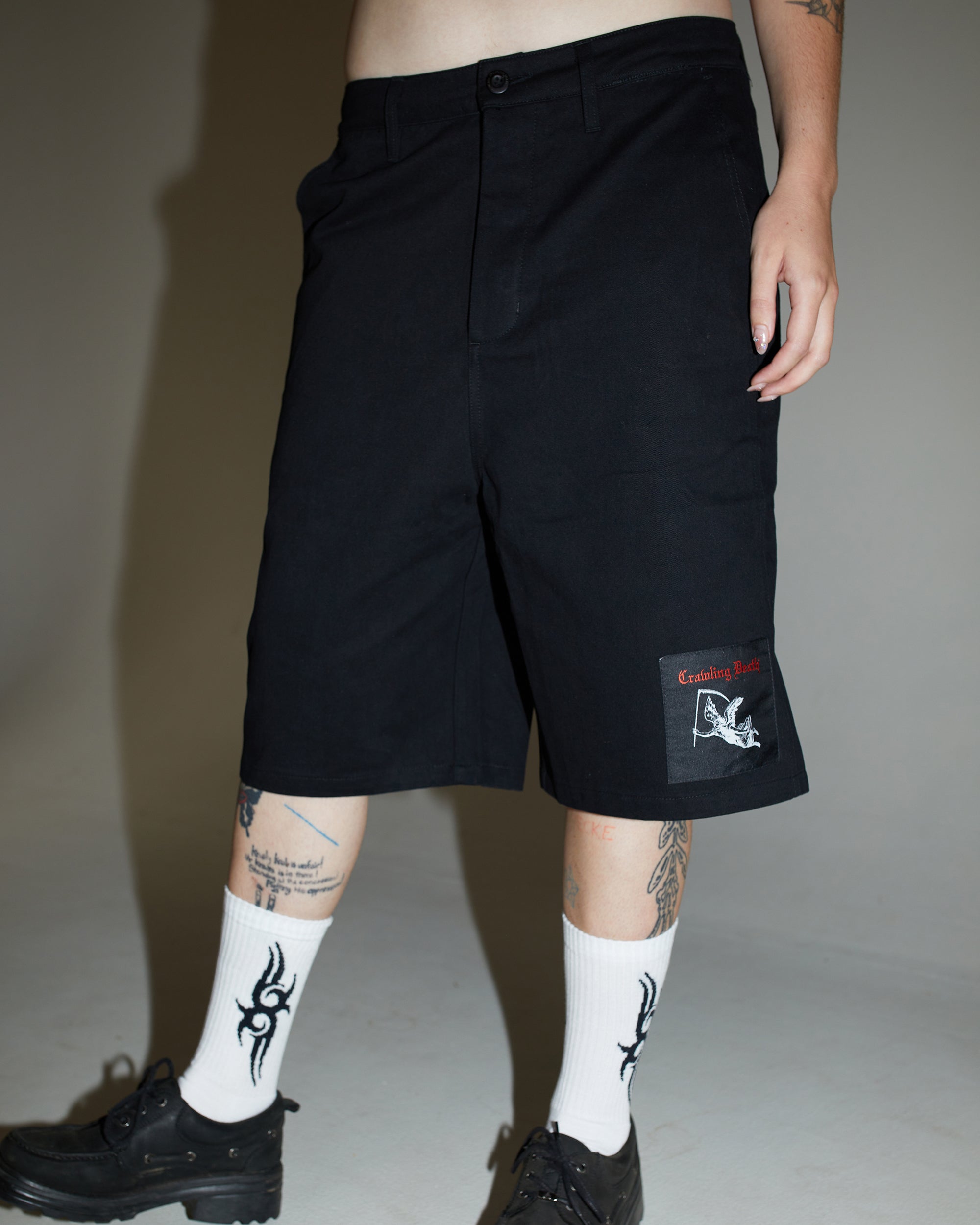 Death Angel Shorts | Black