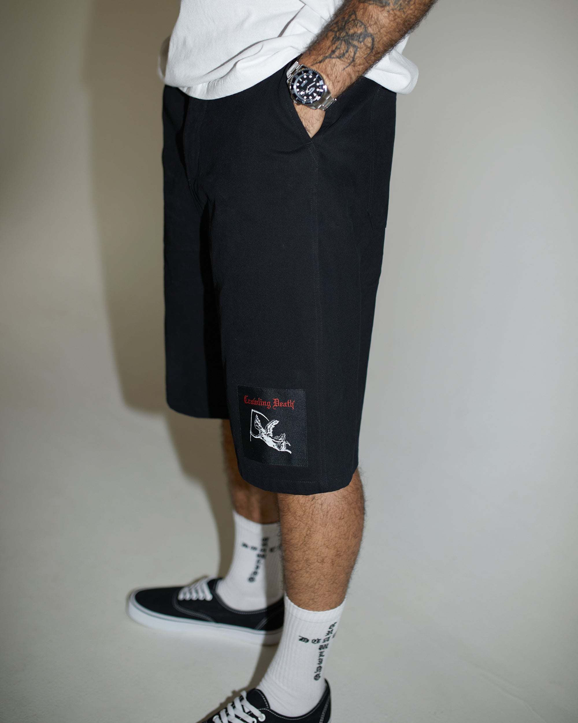 Death Angel Shorts | Black