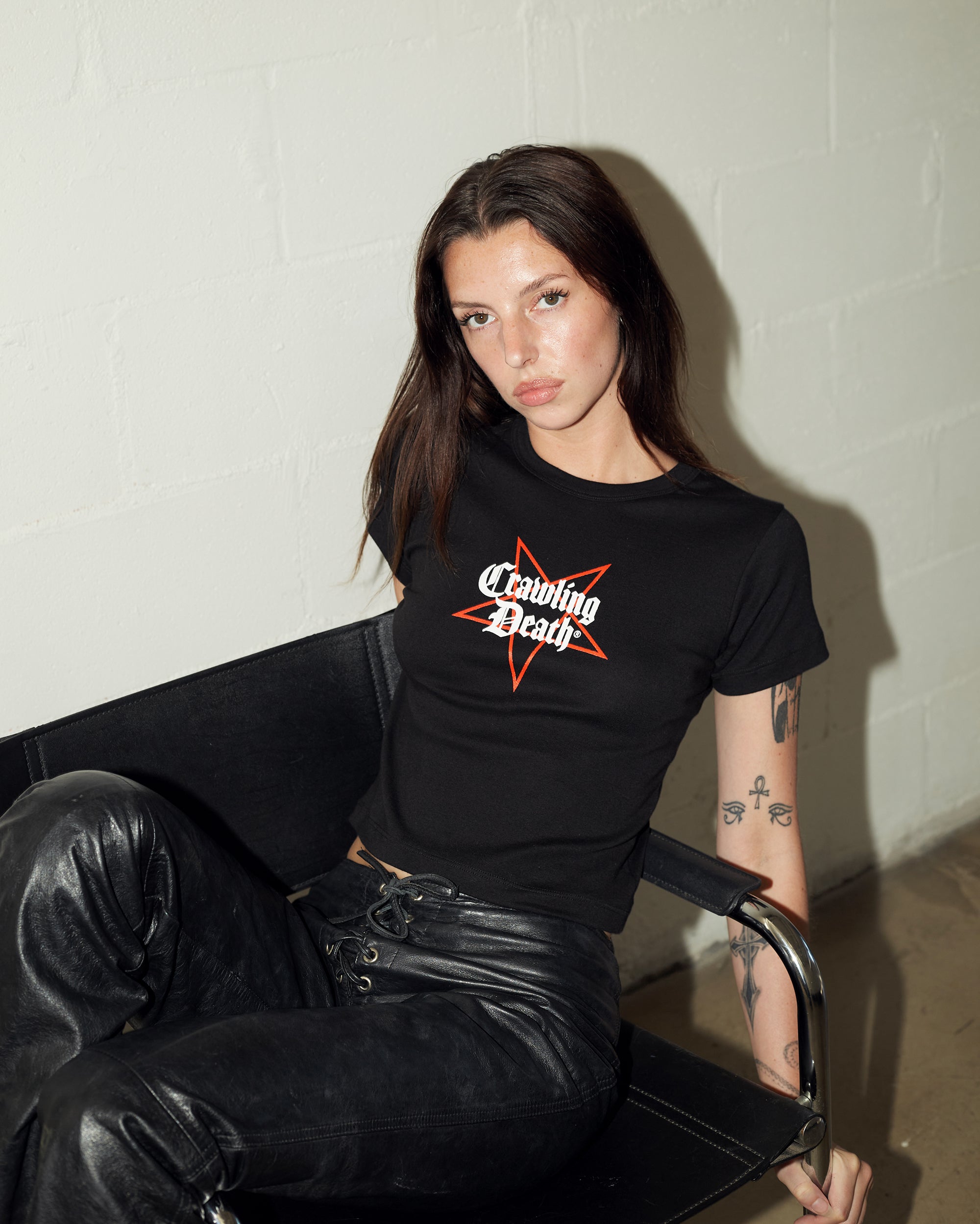 Star Baby Tee | Black