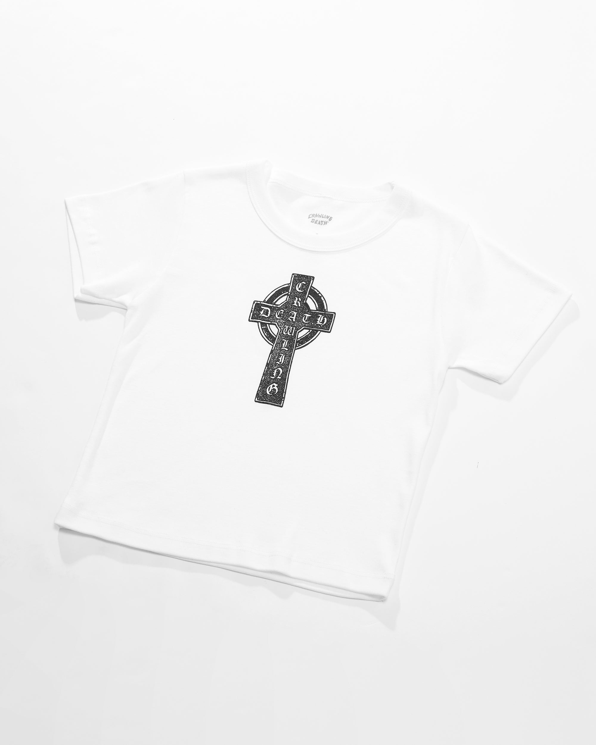 Cross Baby Tee | White