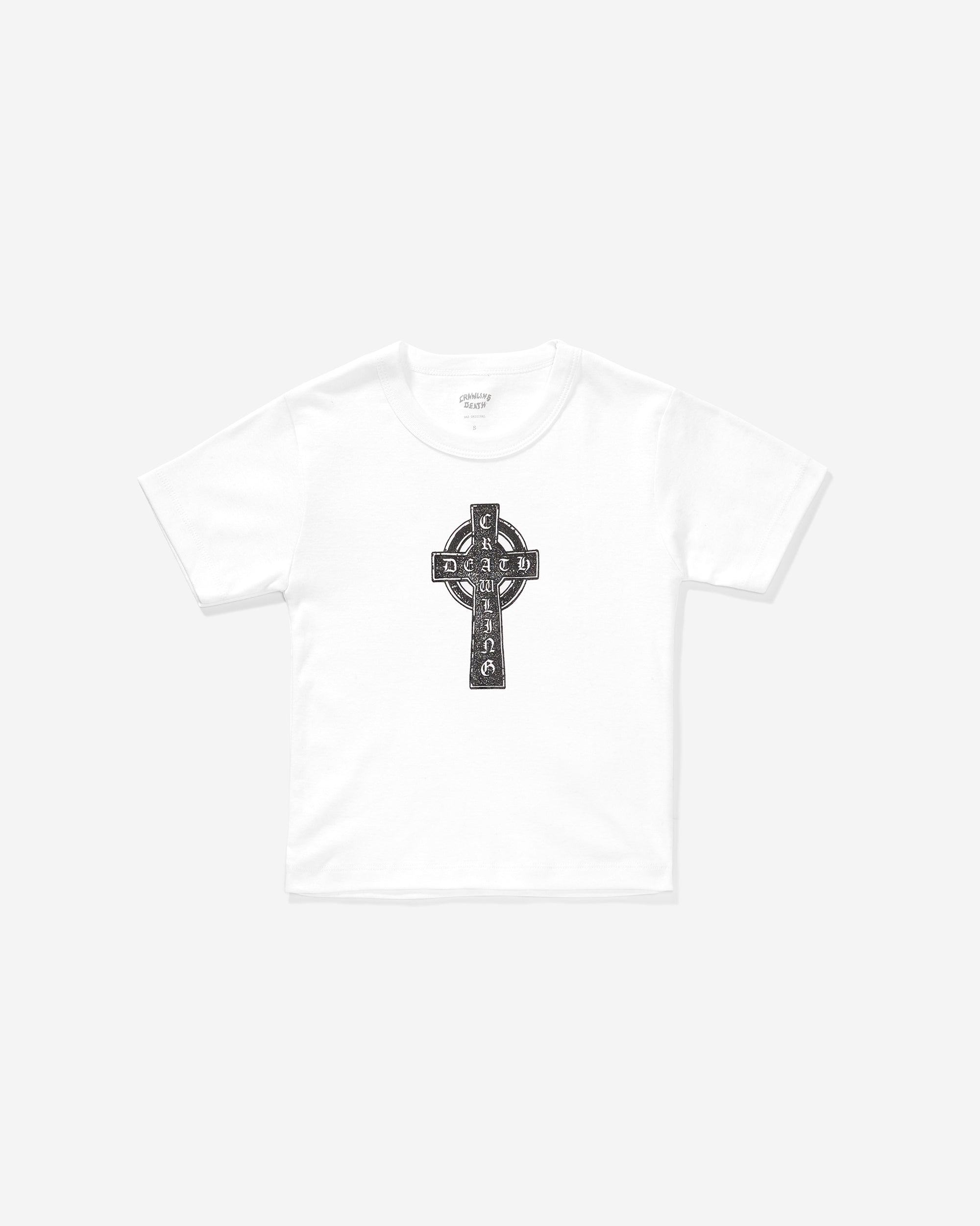 Cross Baby Tee | White