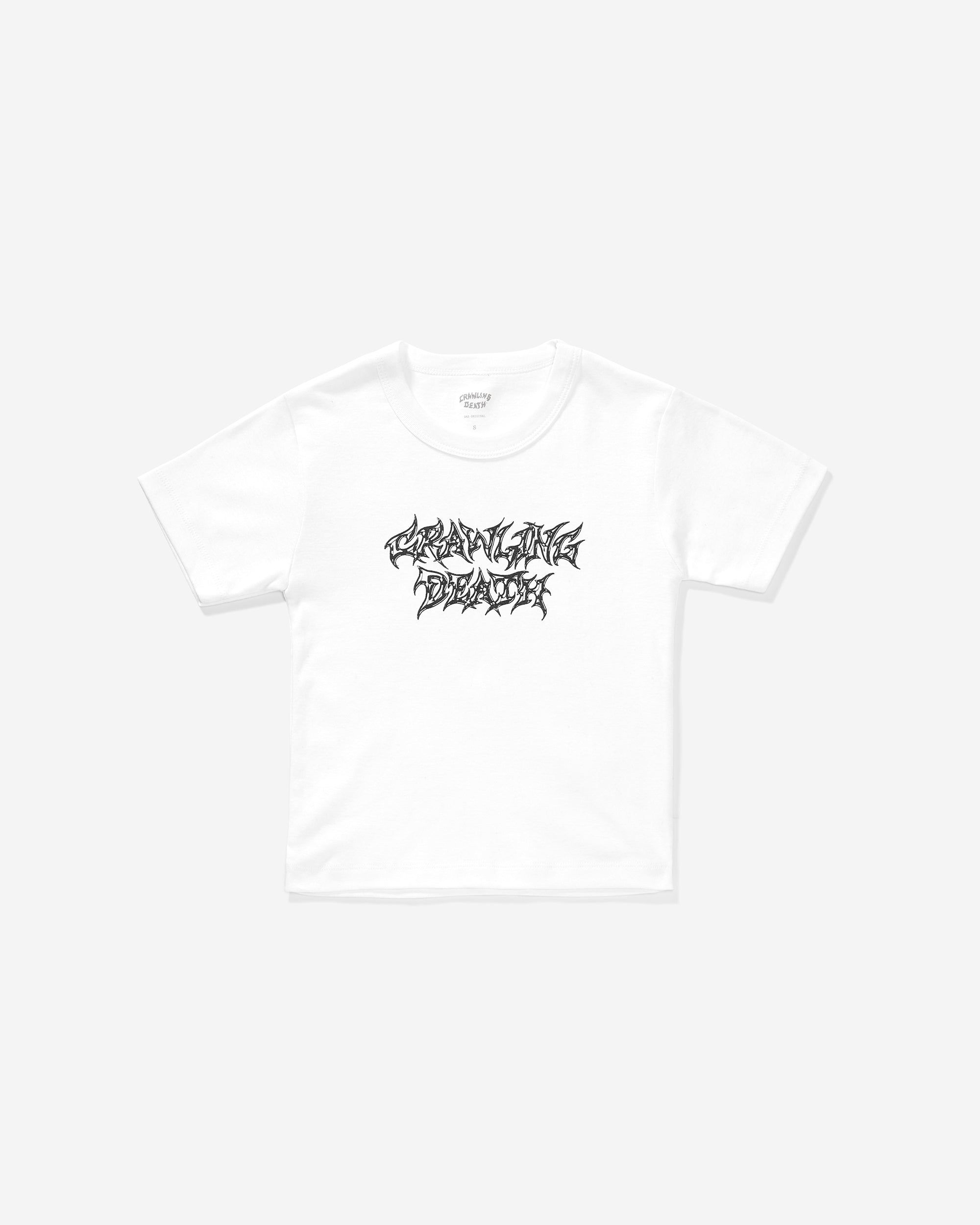 Metal Blade Baby Tee | White