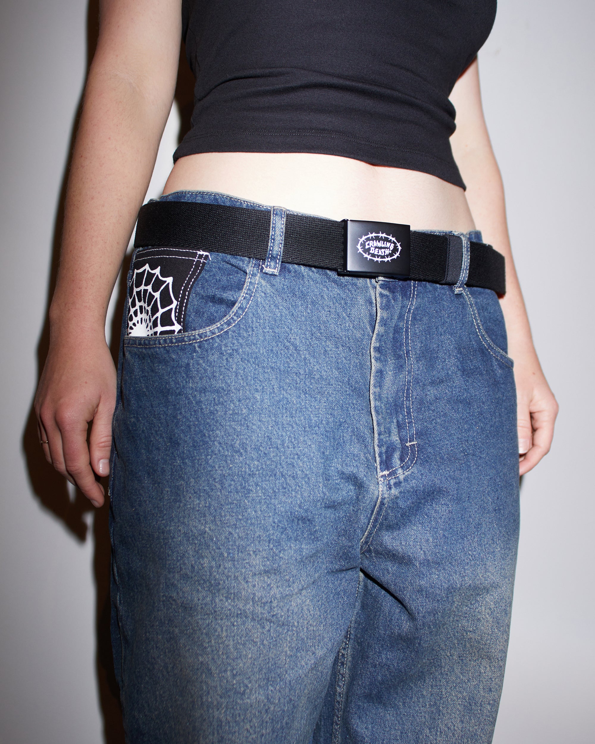Barbed Logo Belt | Black
