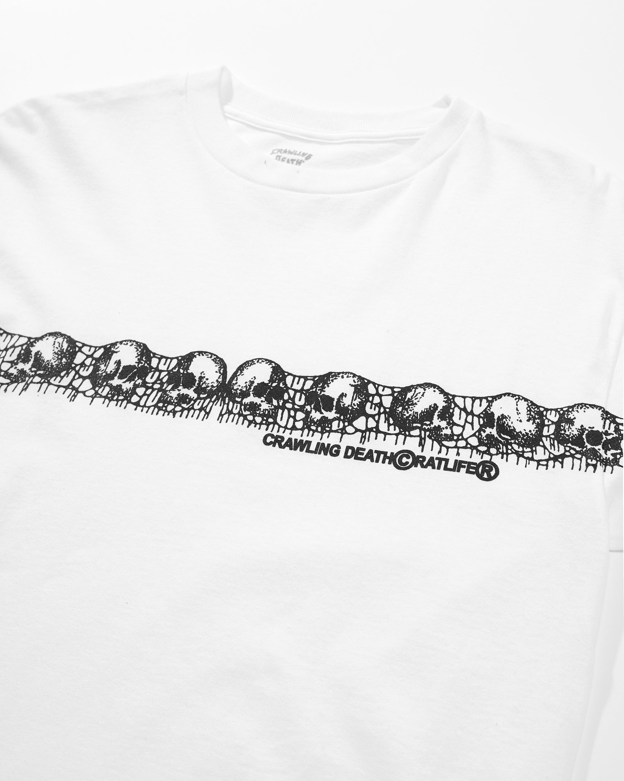 Ratlife Skulls T-Shirt | White