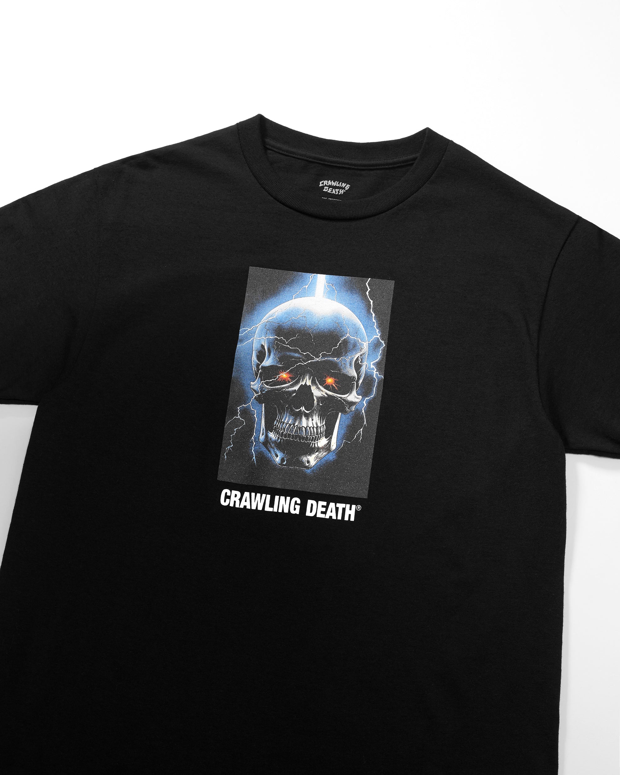 Lightning Skull T-Shirt | Black
