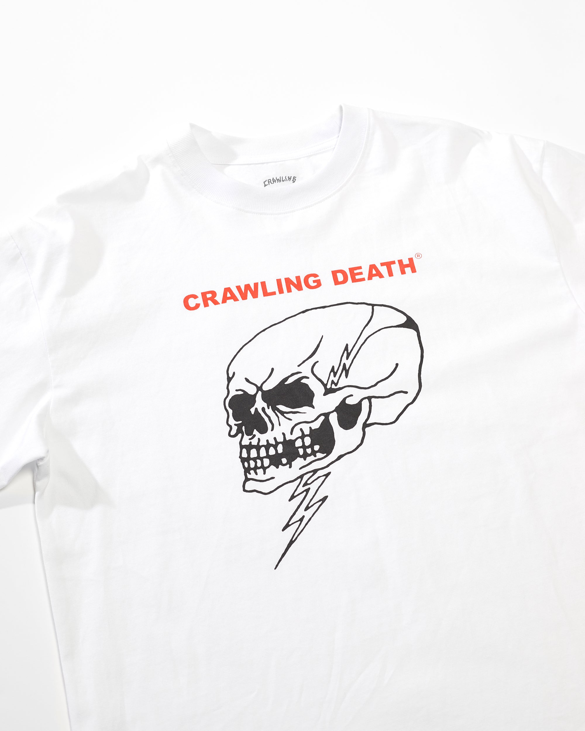 Flash Skull T-Shirt | White