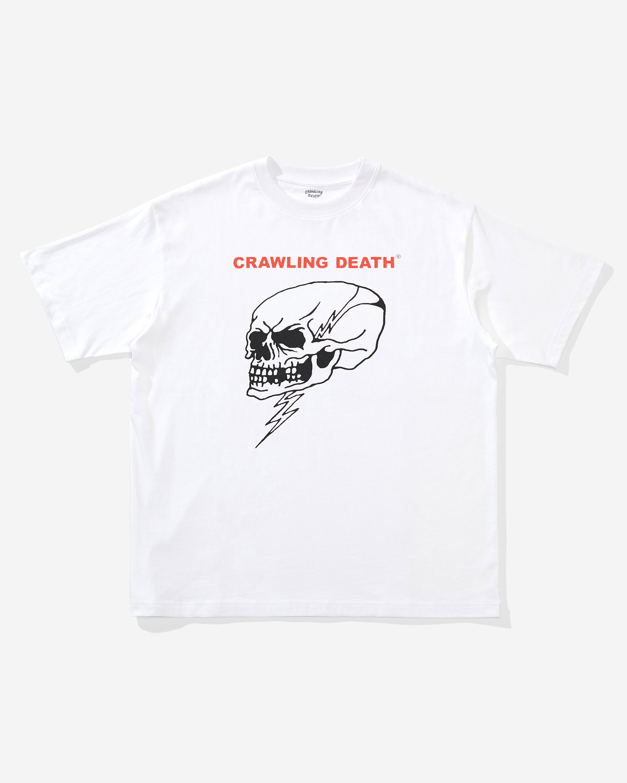 Flash Skull T-Shirt | White