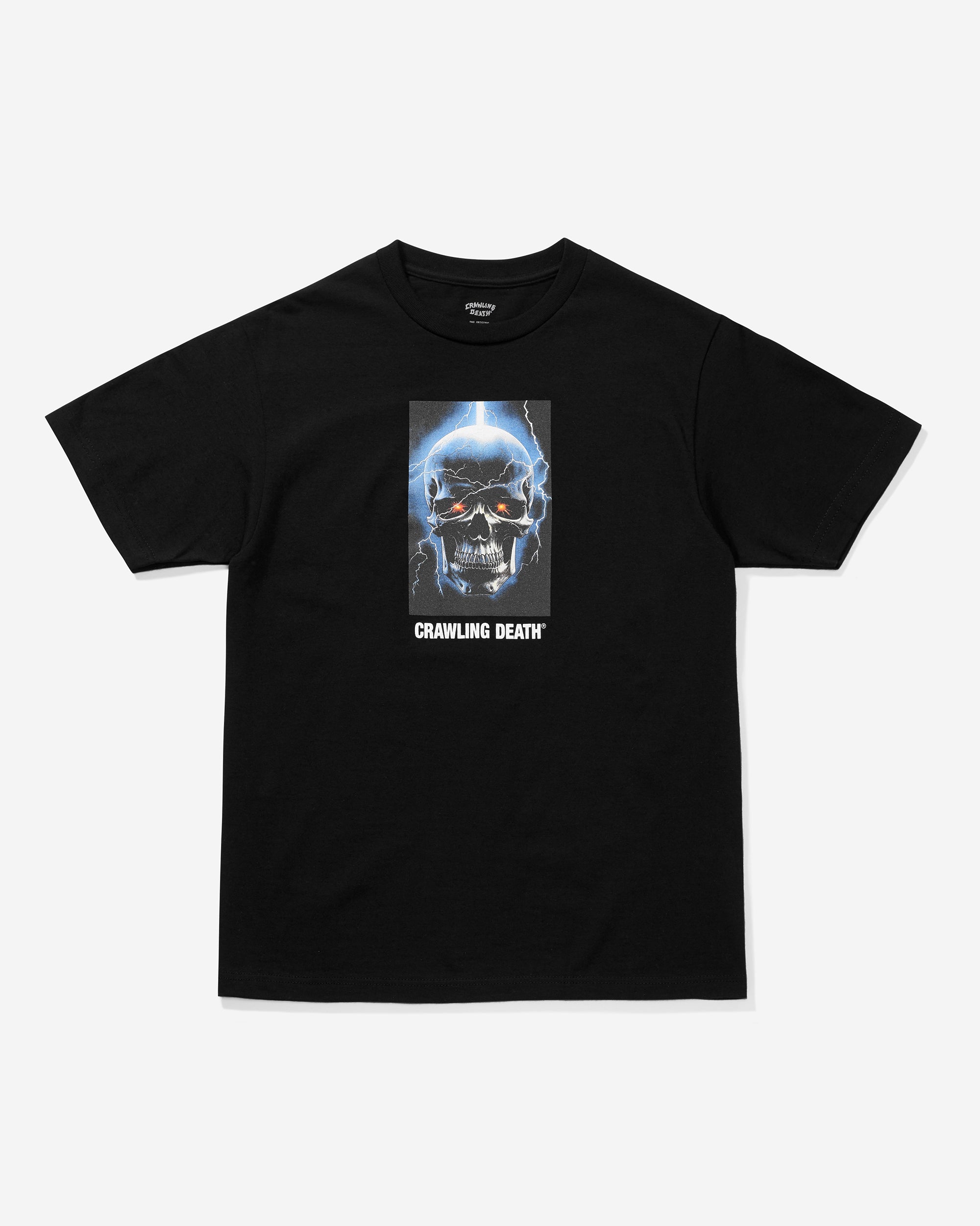 Lightning Skull T-Shirt | Black