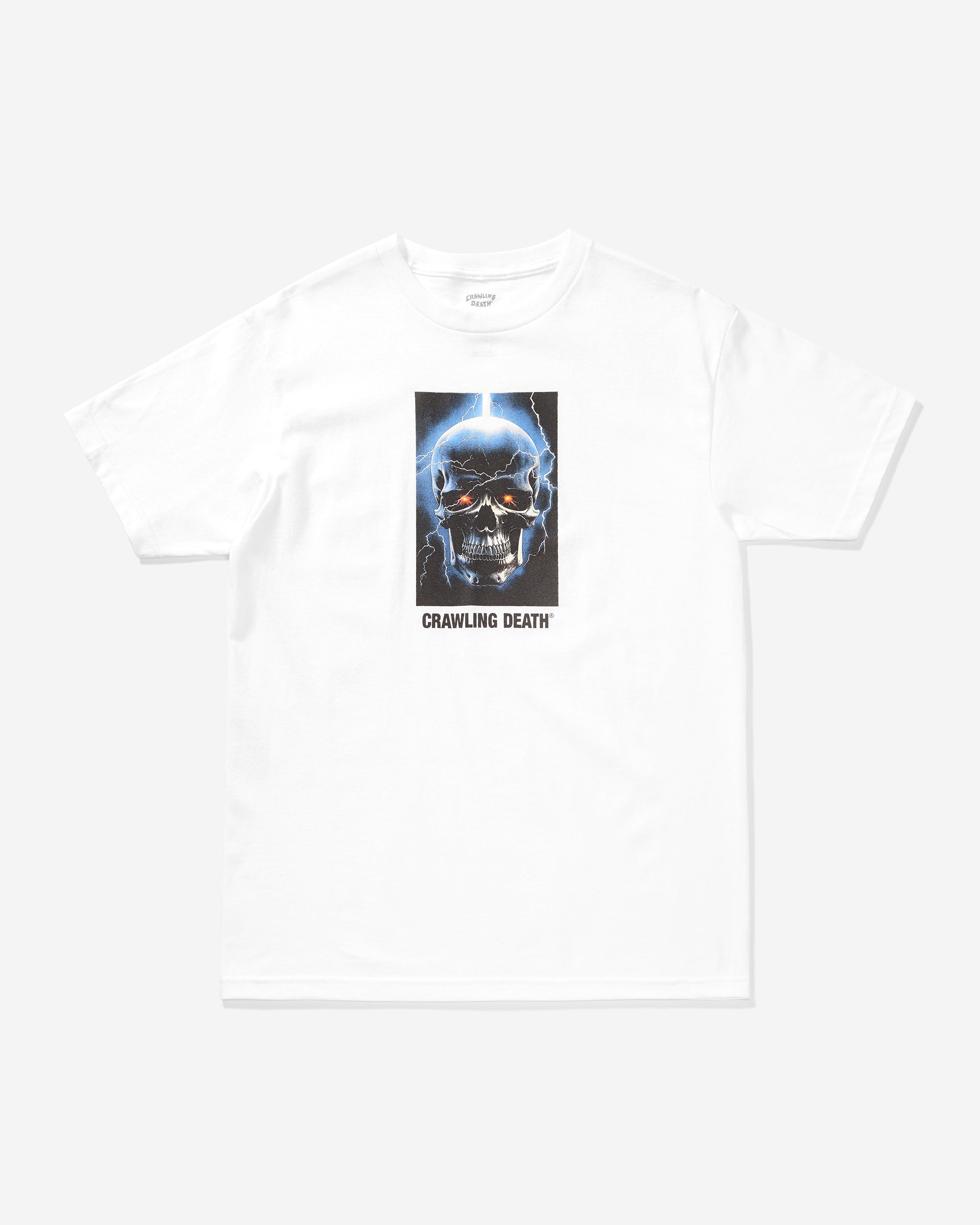 Lightning Skull T-Shirt | White