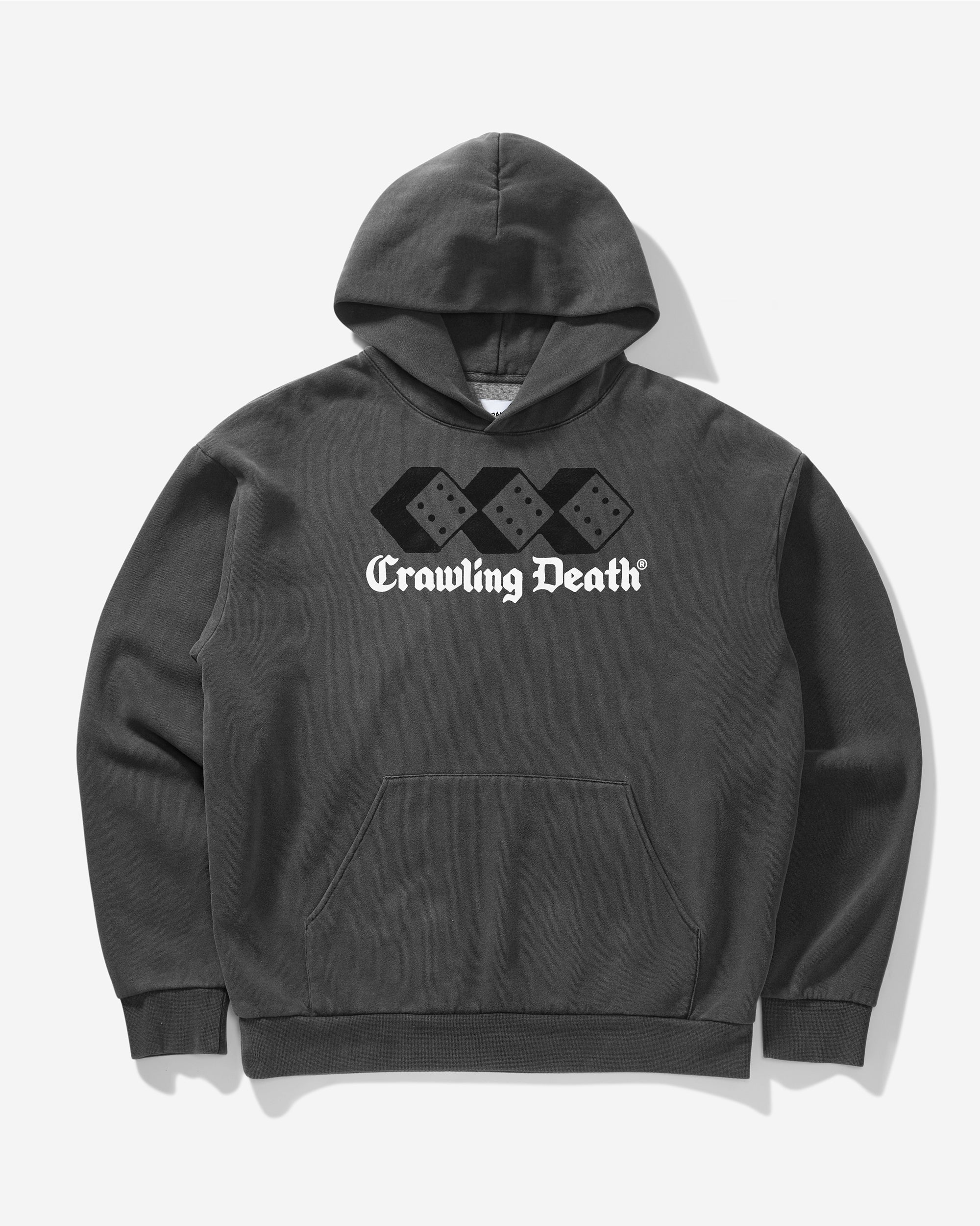 Three Dice Heavyweight Hood | Washed Black