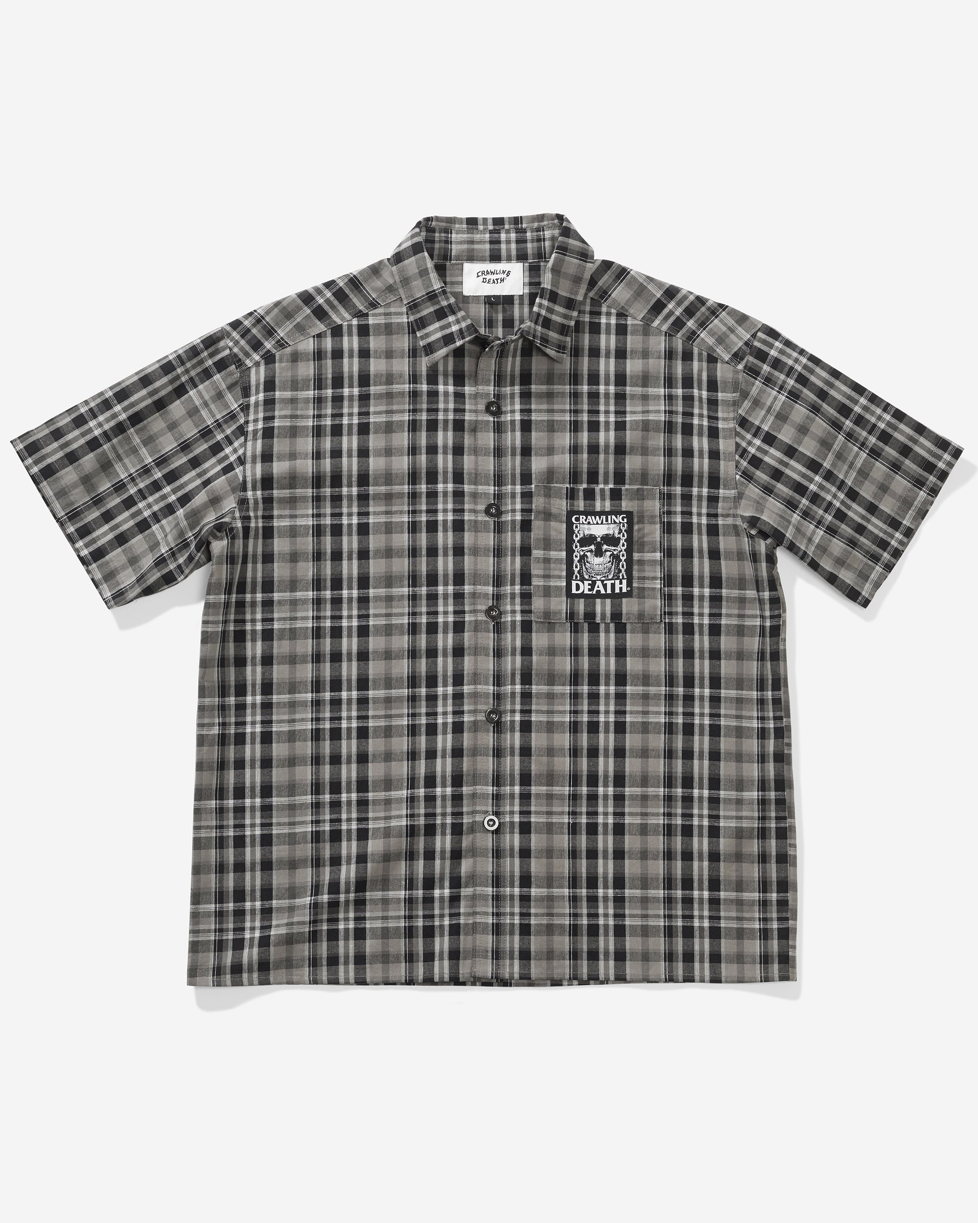 TV Skull Check Shirt