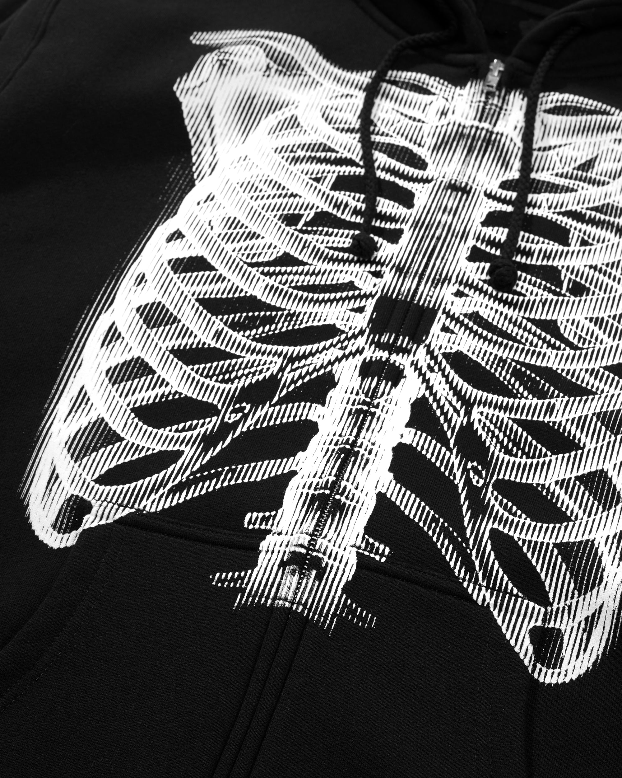 X-Ray Zip Hood | Black