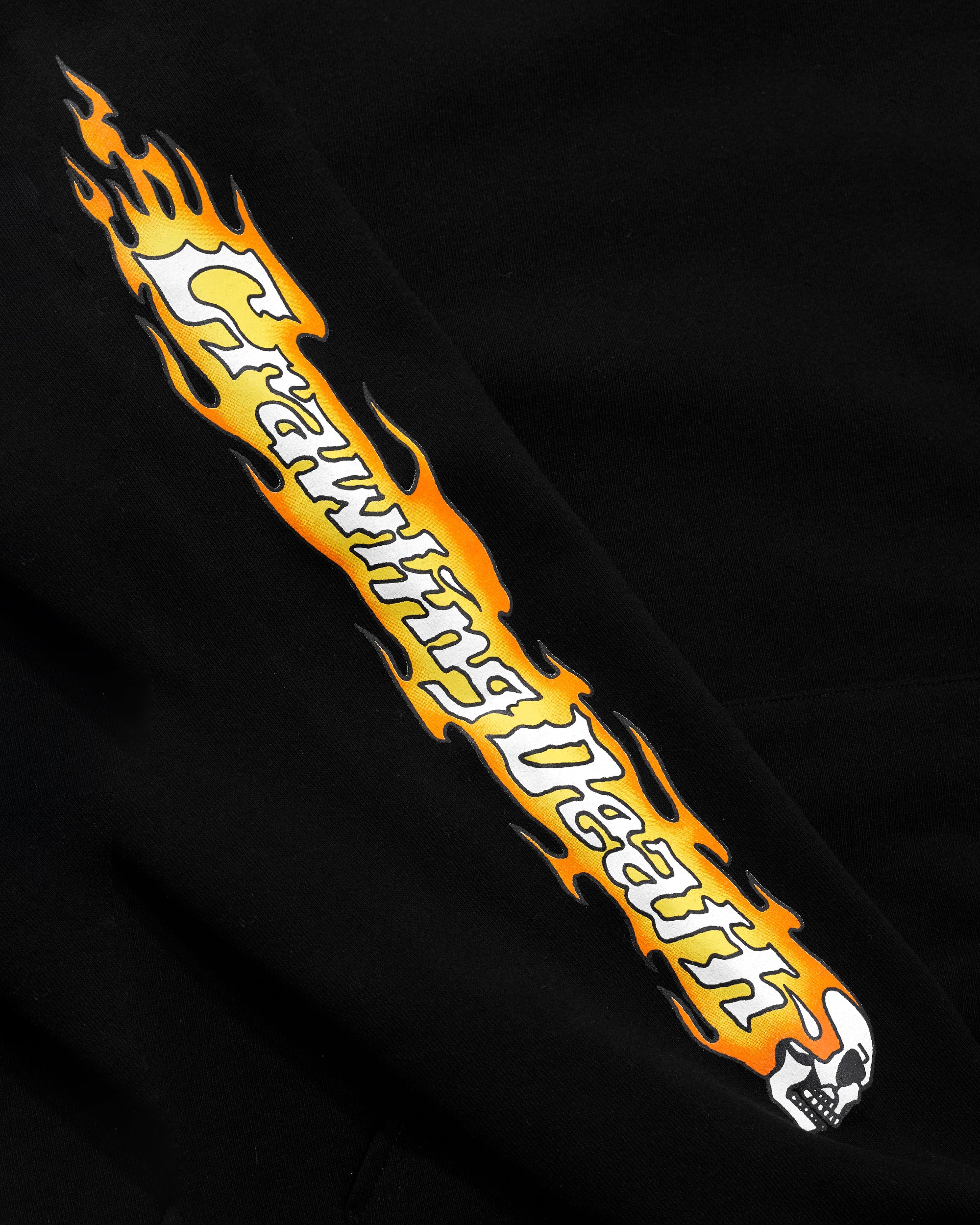 Flames Heavy Hood | Black