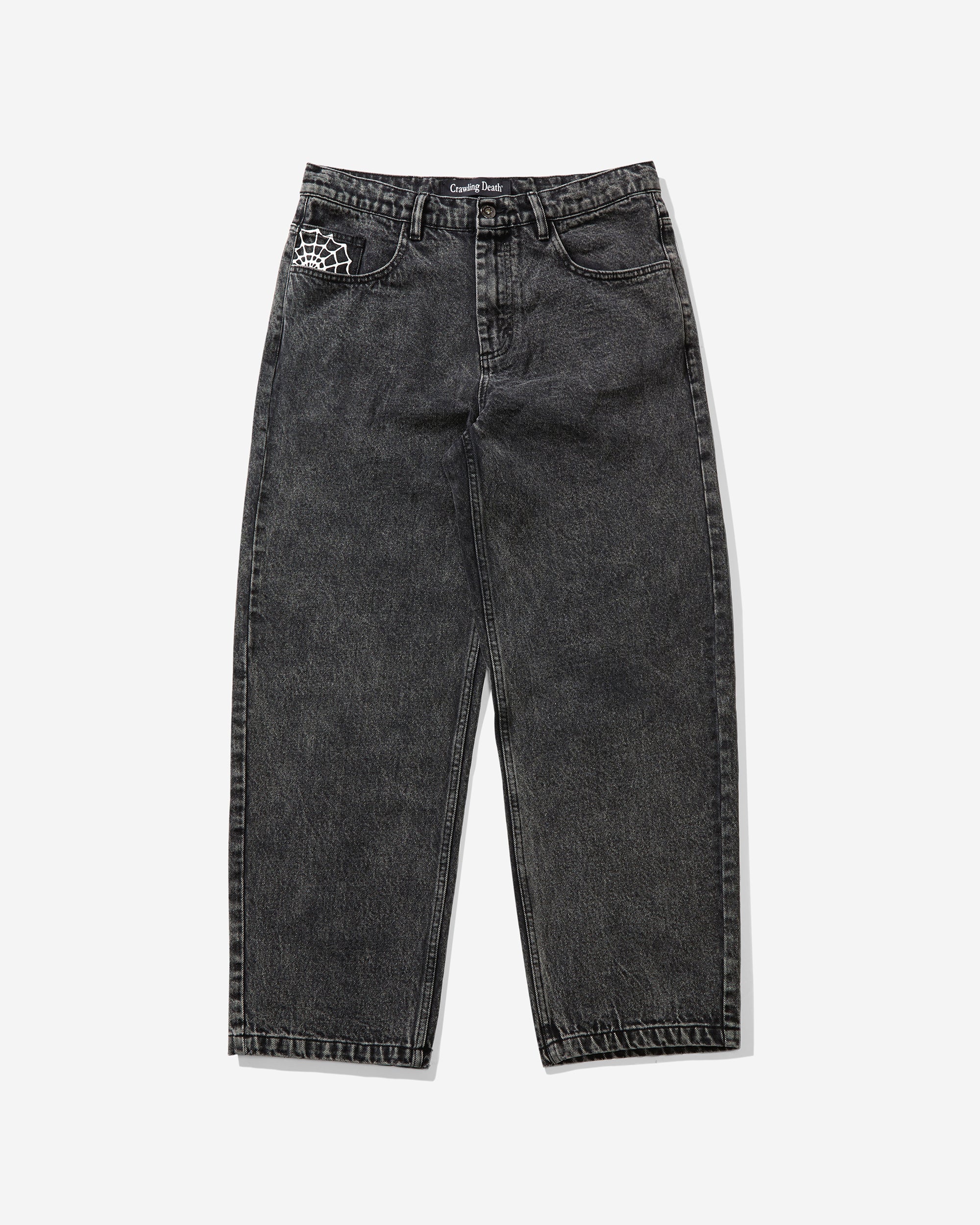 Web Denim Jeans Acid Black