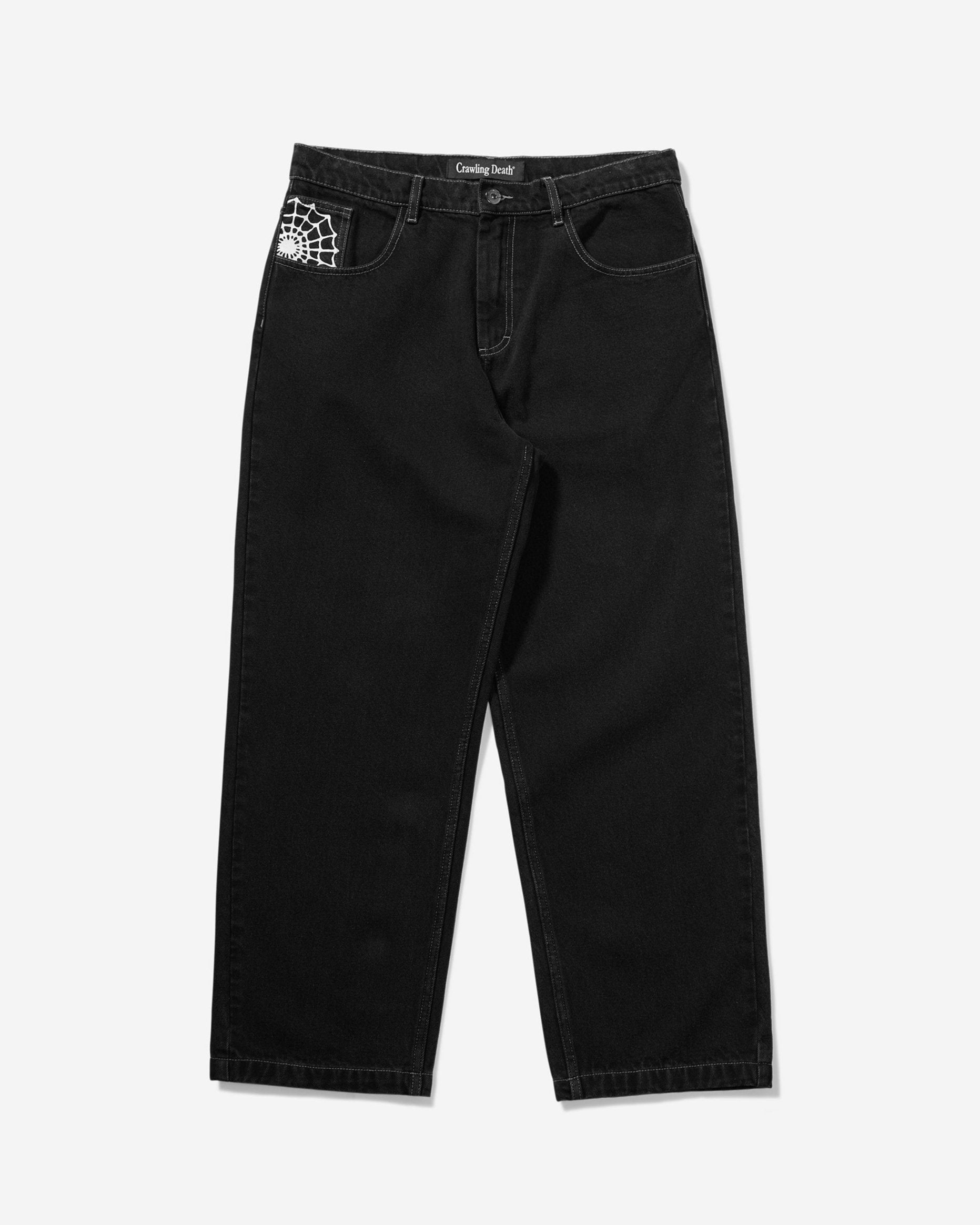 Web Denim Jeans Washed Black