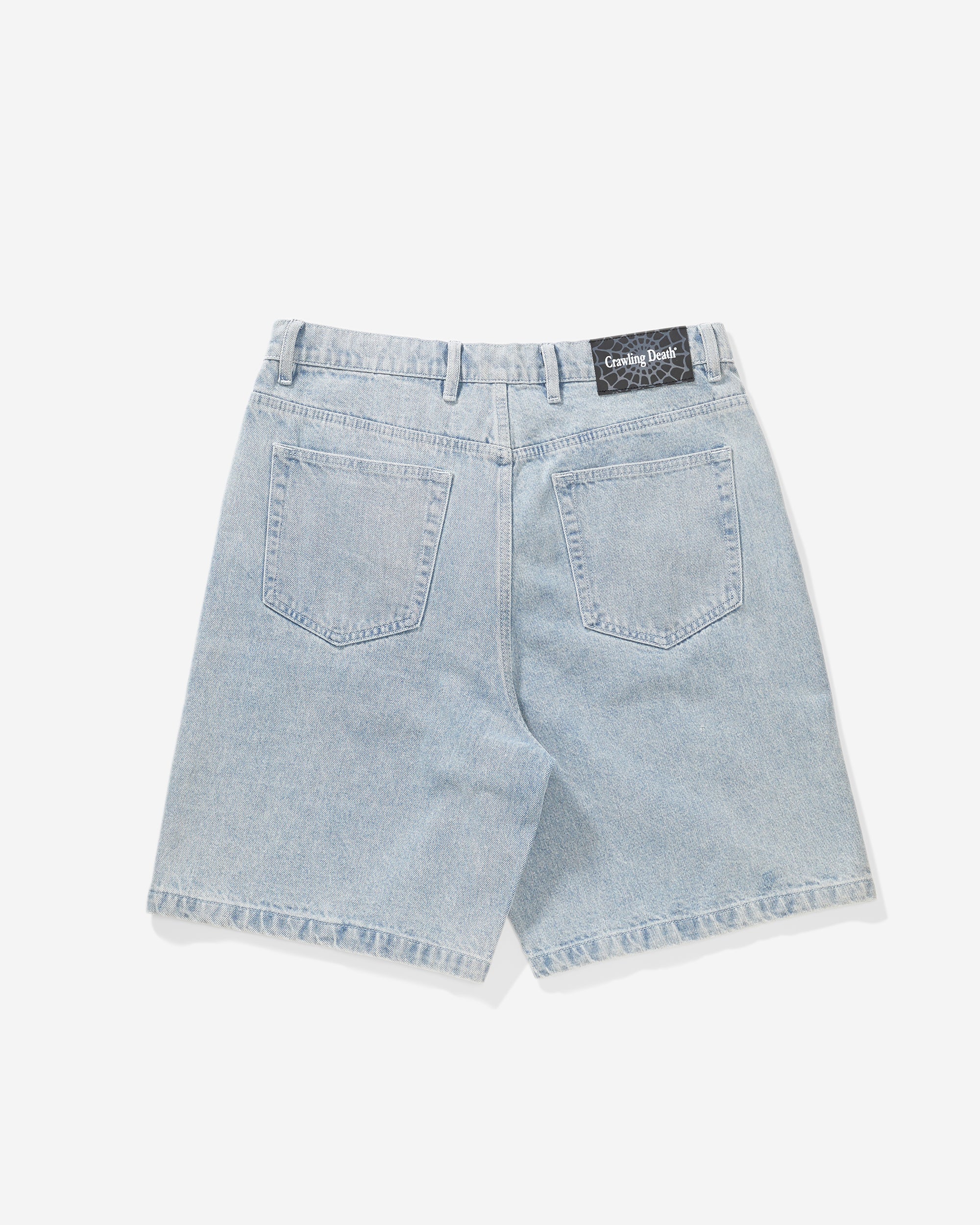 Web Denim Shorts | Light Blue