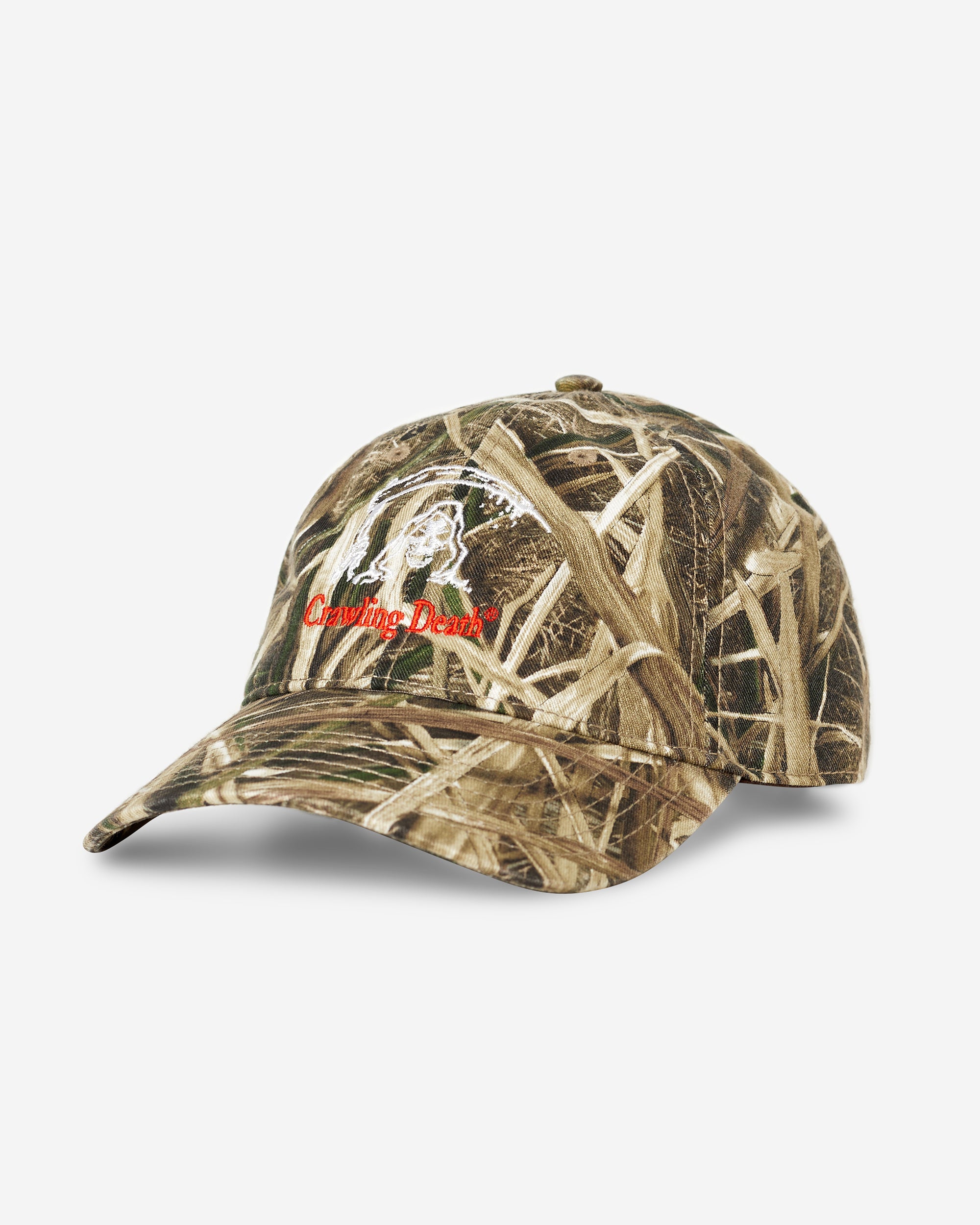 Grass Camo Reaper Cap | Camo Red Logo