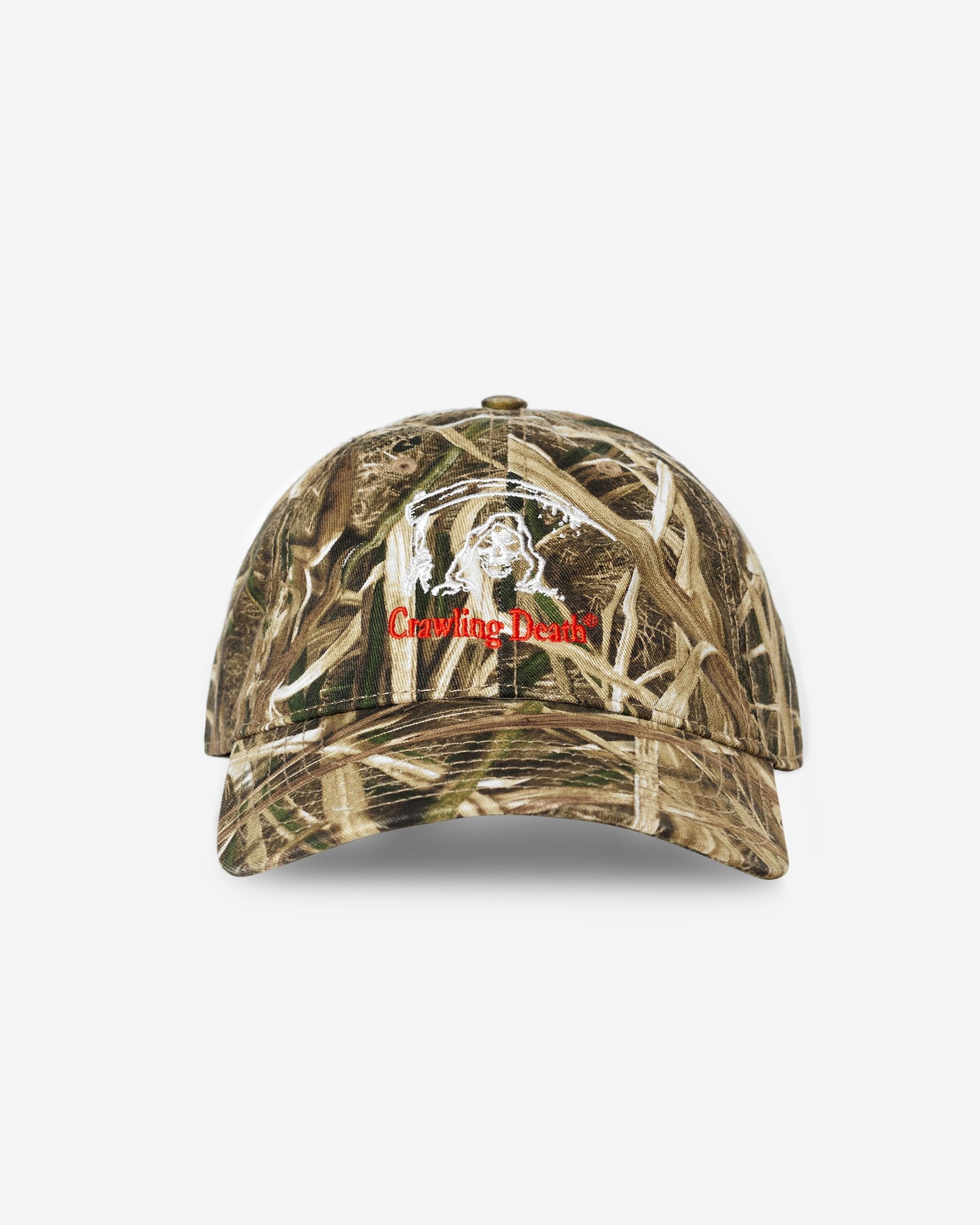 Grass Camo Reaper Cap | Camo Red Logo