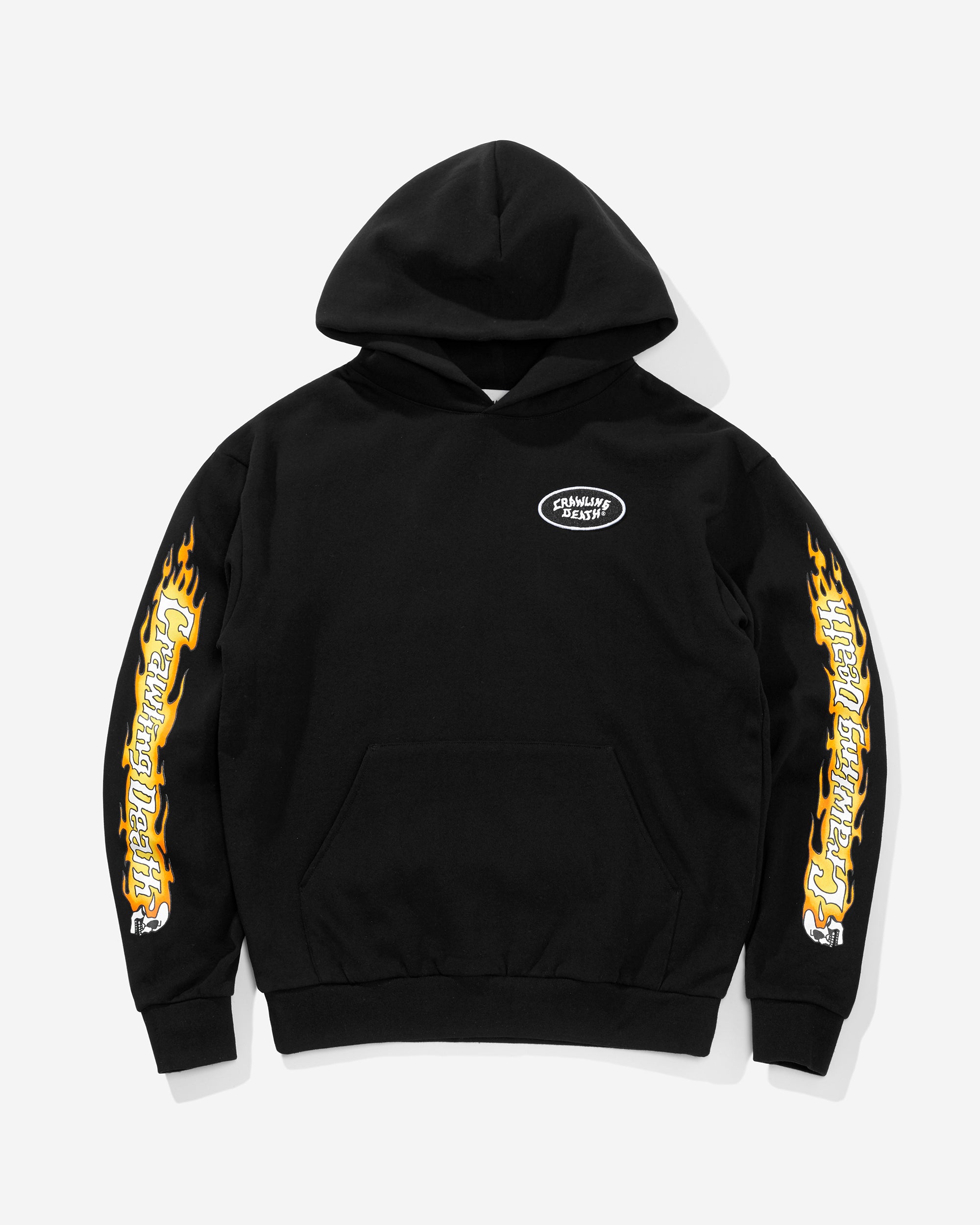 Flames Heavy Hood | Black