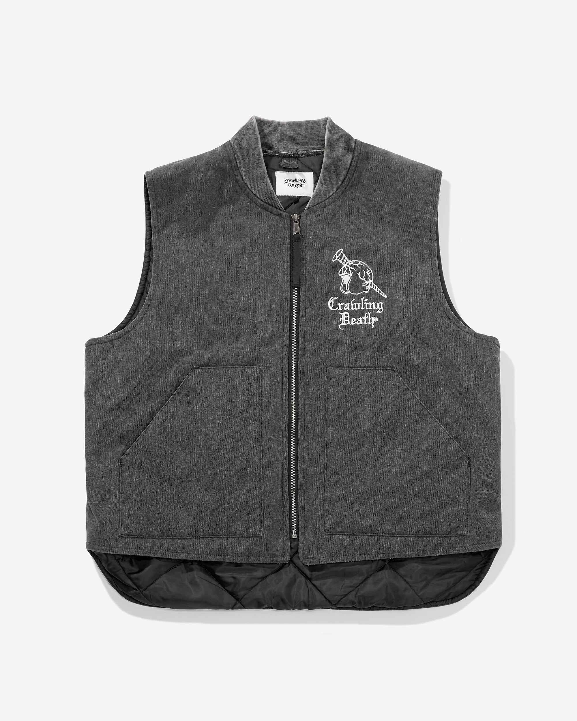 Helmet Screw Canvas Vest | Grey