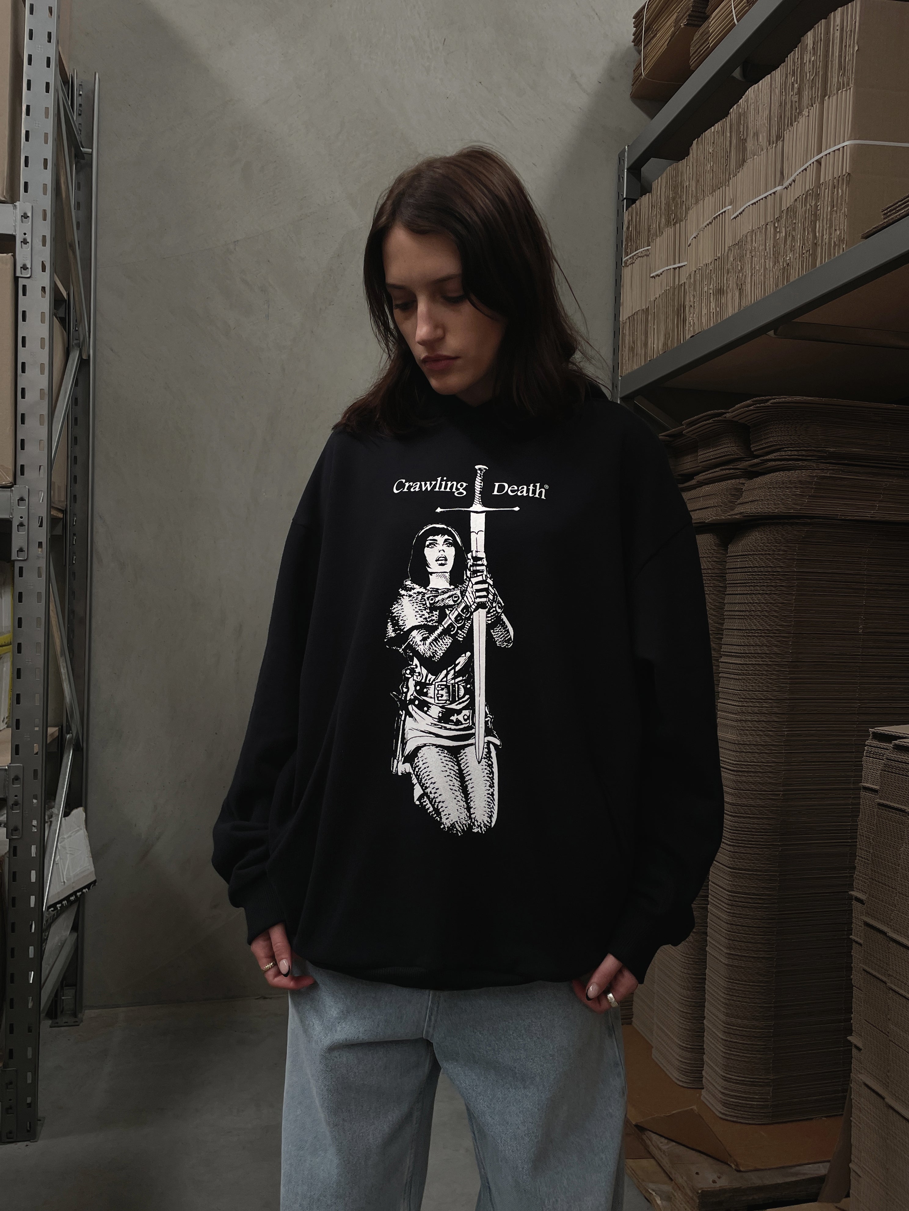 Sword Heavyweight Hood | Black