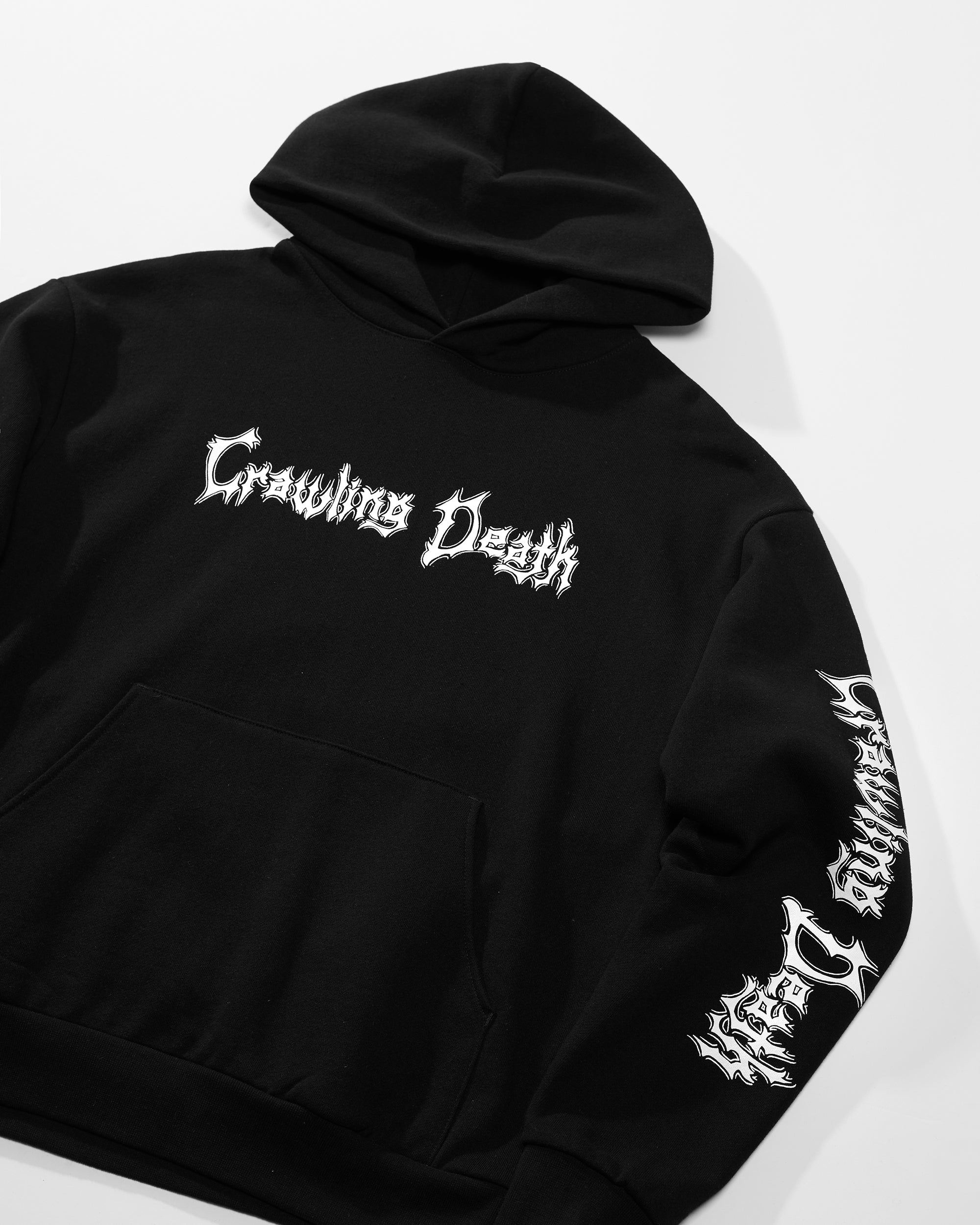 Death Rock Heavy Hood | Black