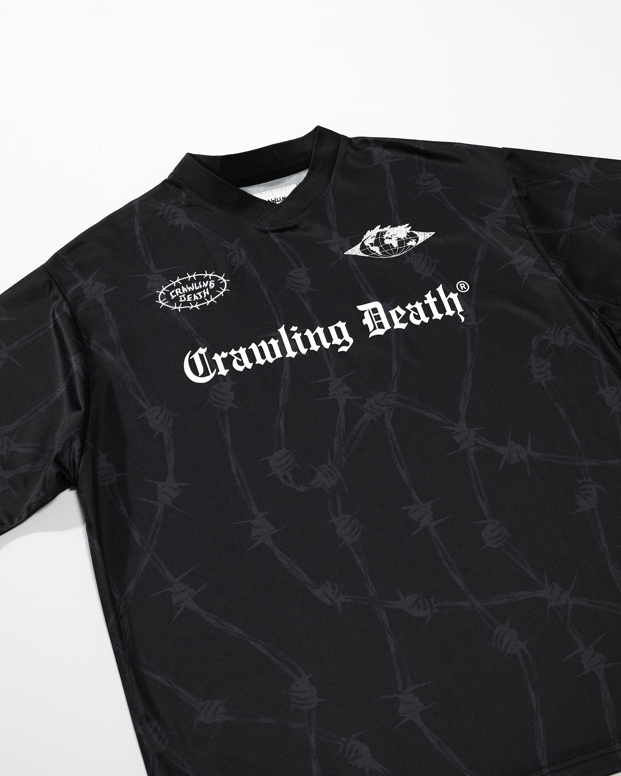 Soccer Jersey Barbed | Black