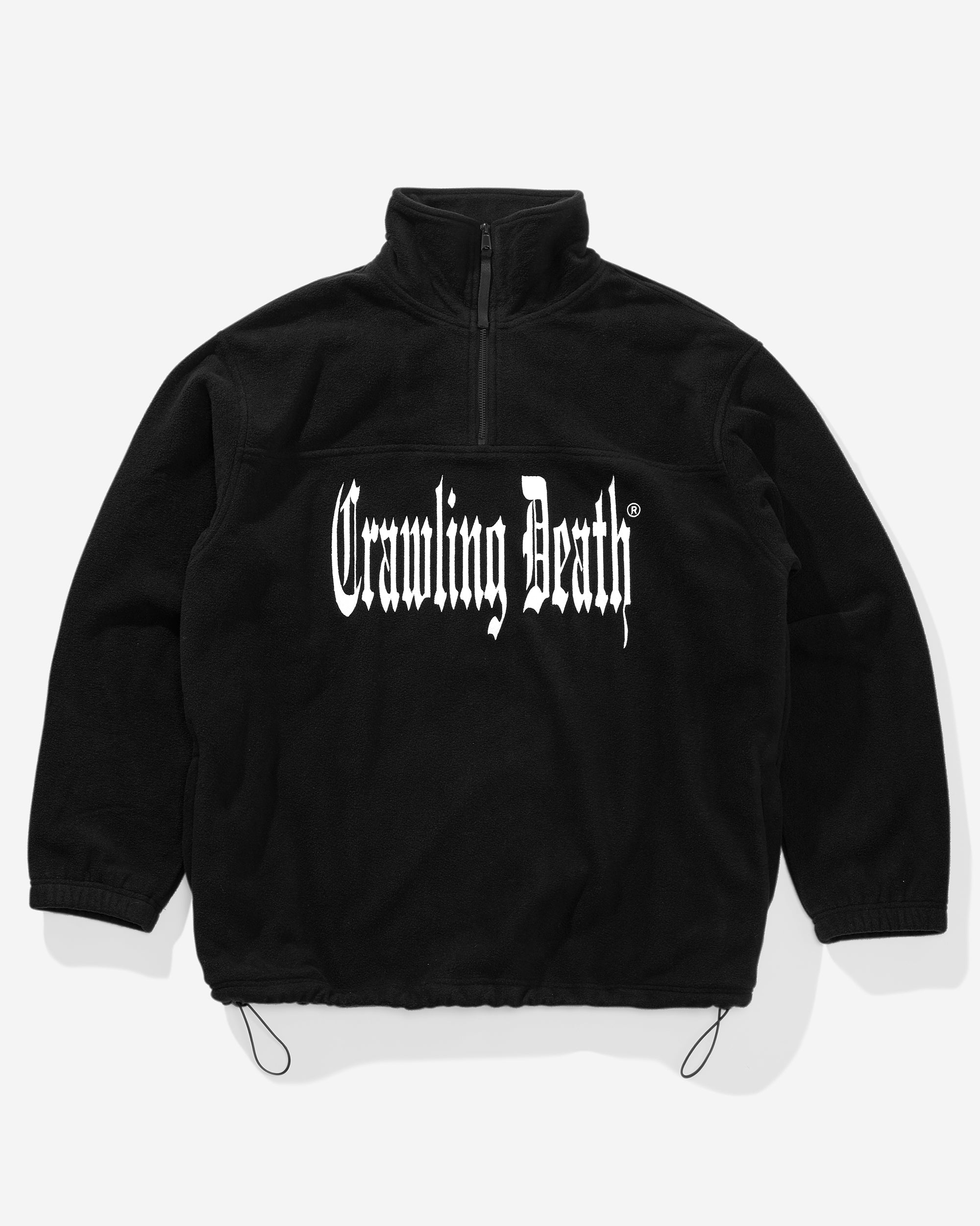 Stretch Gothic Polar Fleece | Black