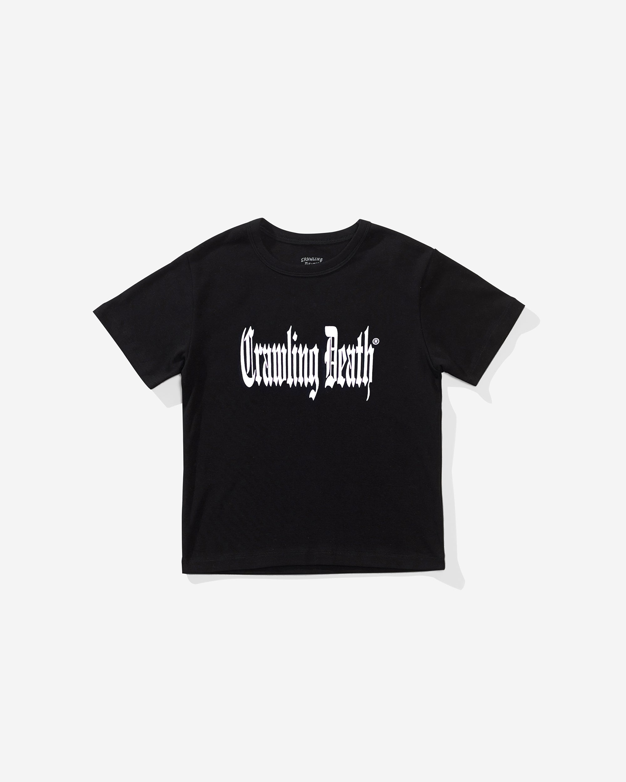 Stretch Gothic Baby Tee | Black