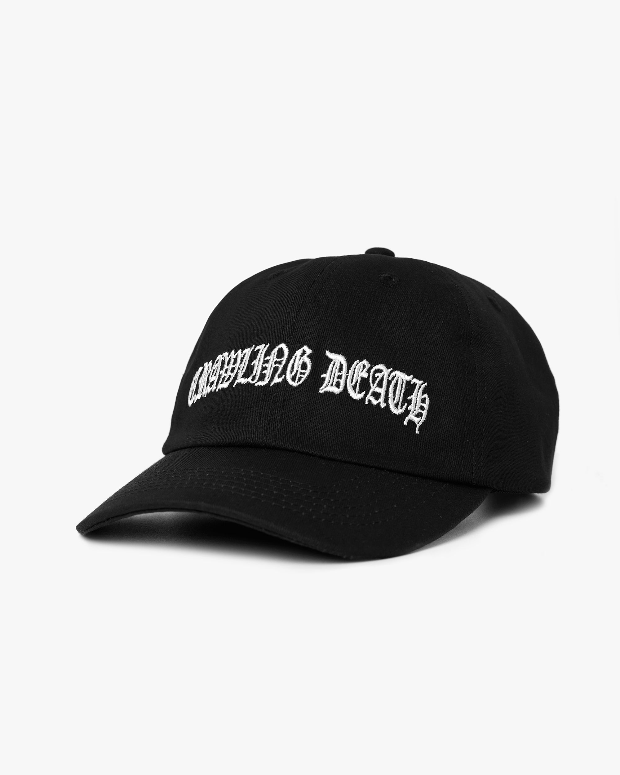 Curved Gothic Cap | Black
