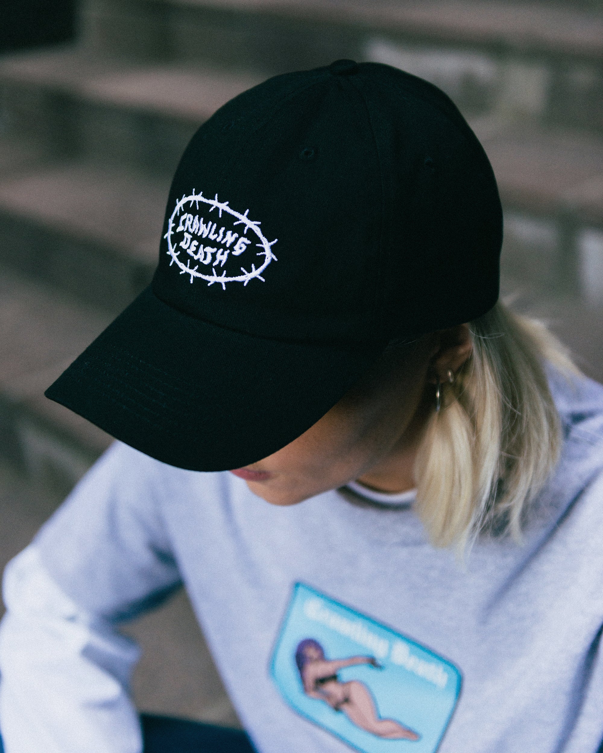 Barbed Logo Cap | Black