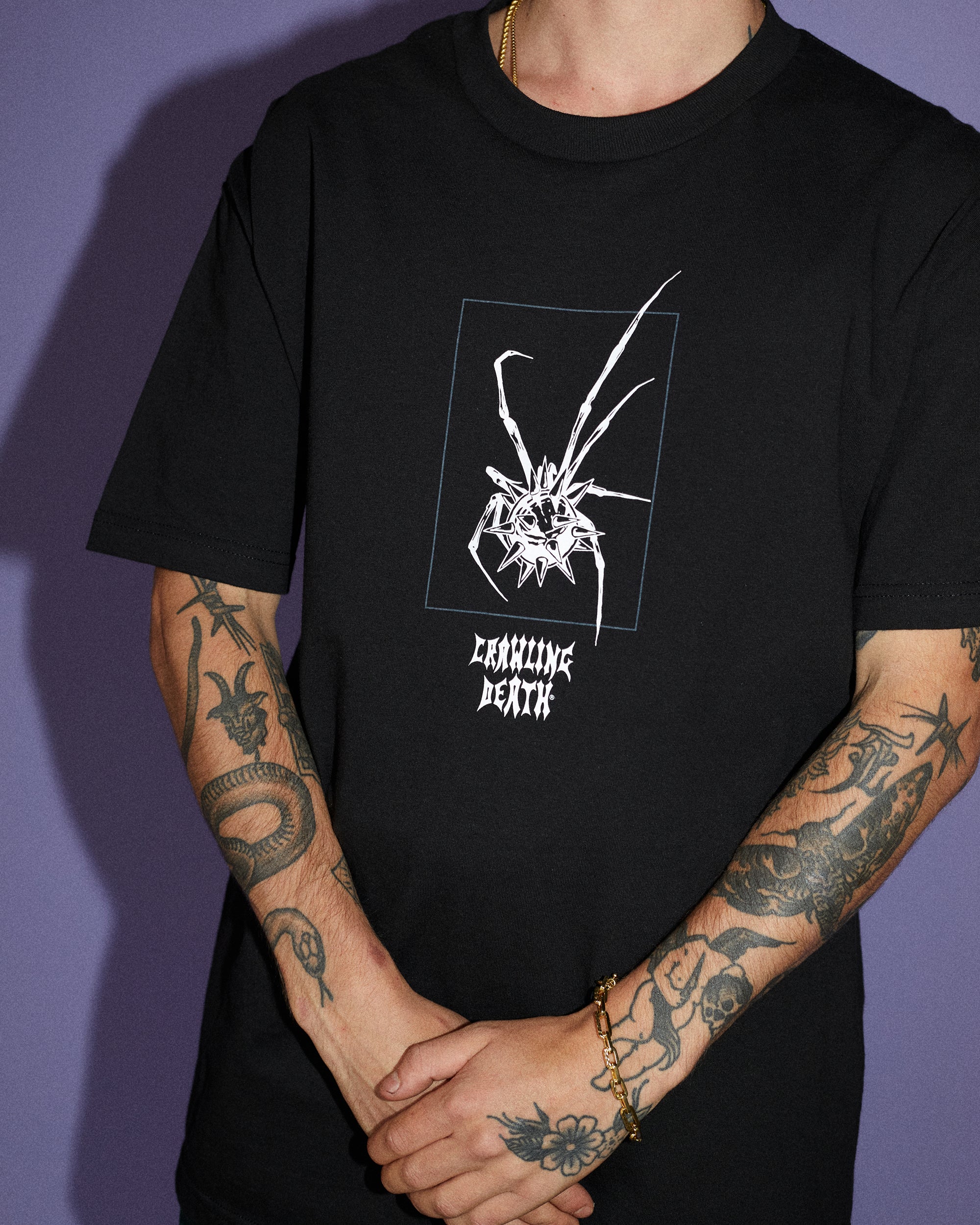 Spike Spider T-Shirt | Black