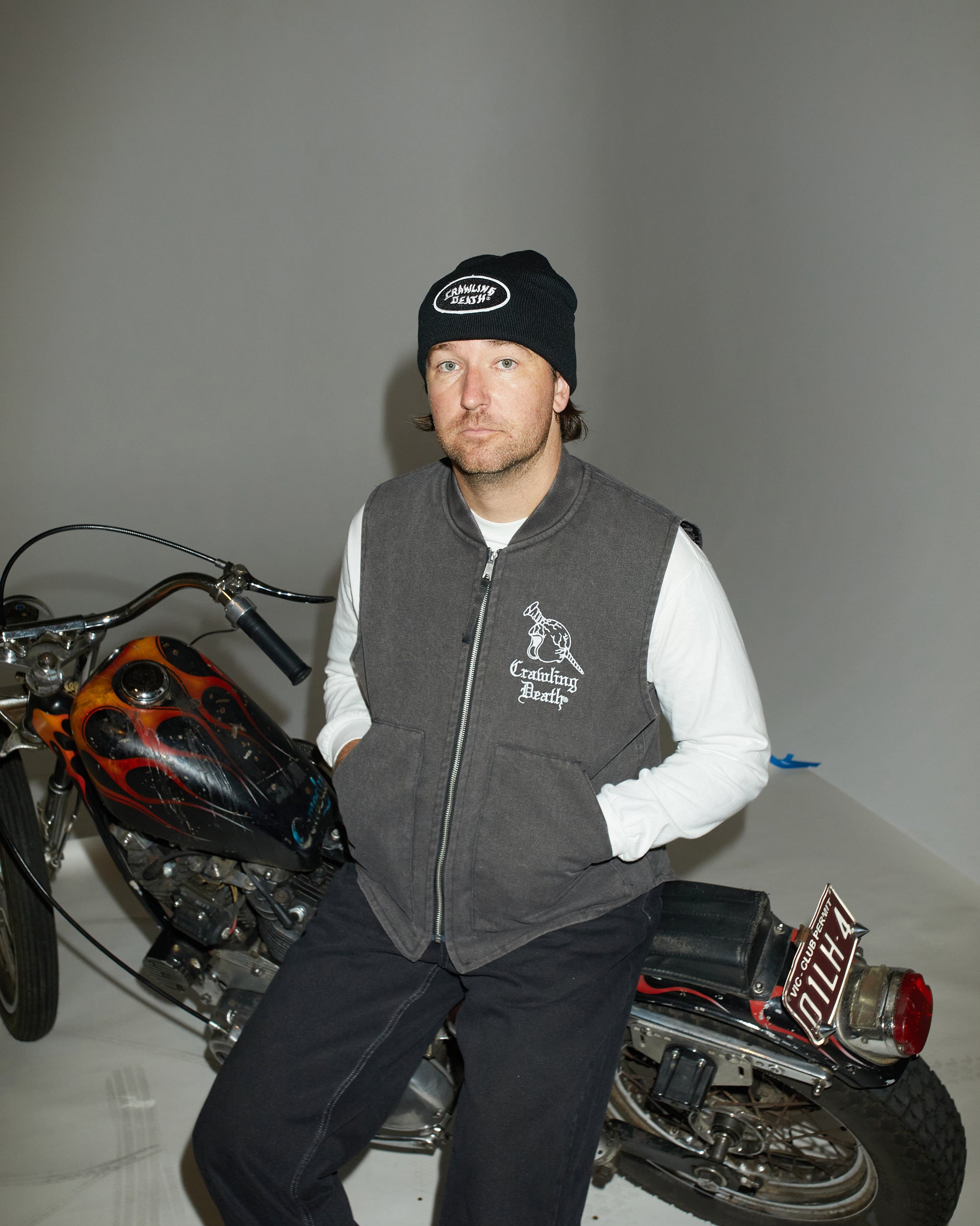 Ellipse Patch Beanie | Black