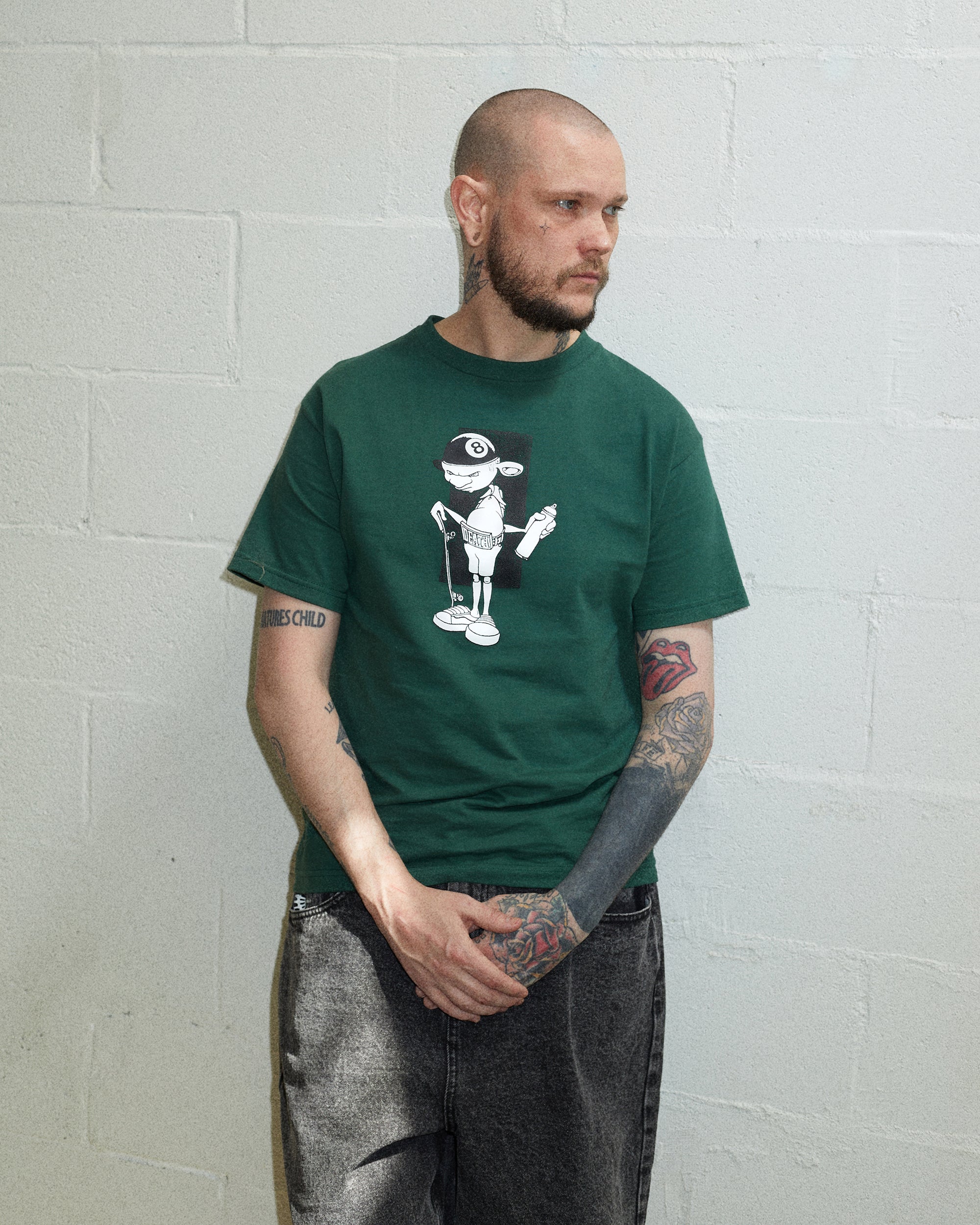 Think Death T-Shirt | Green