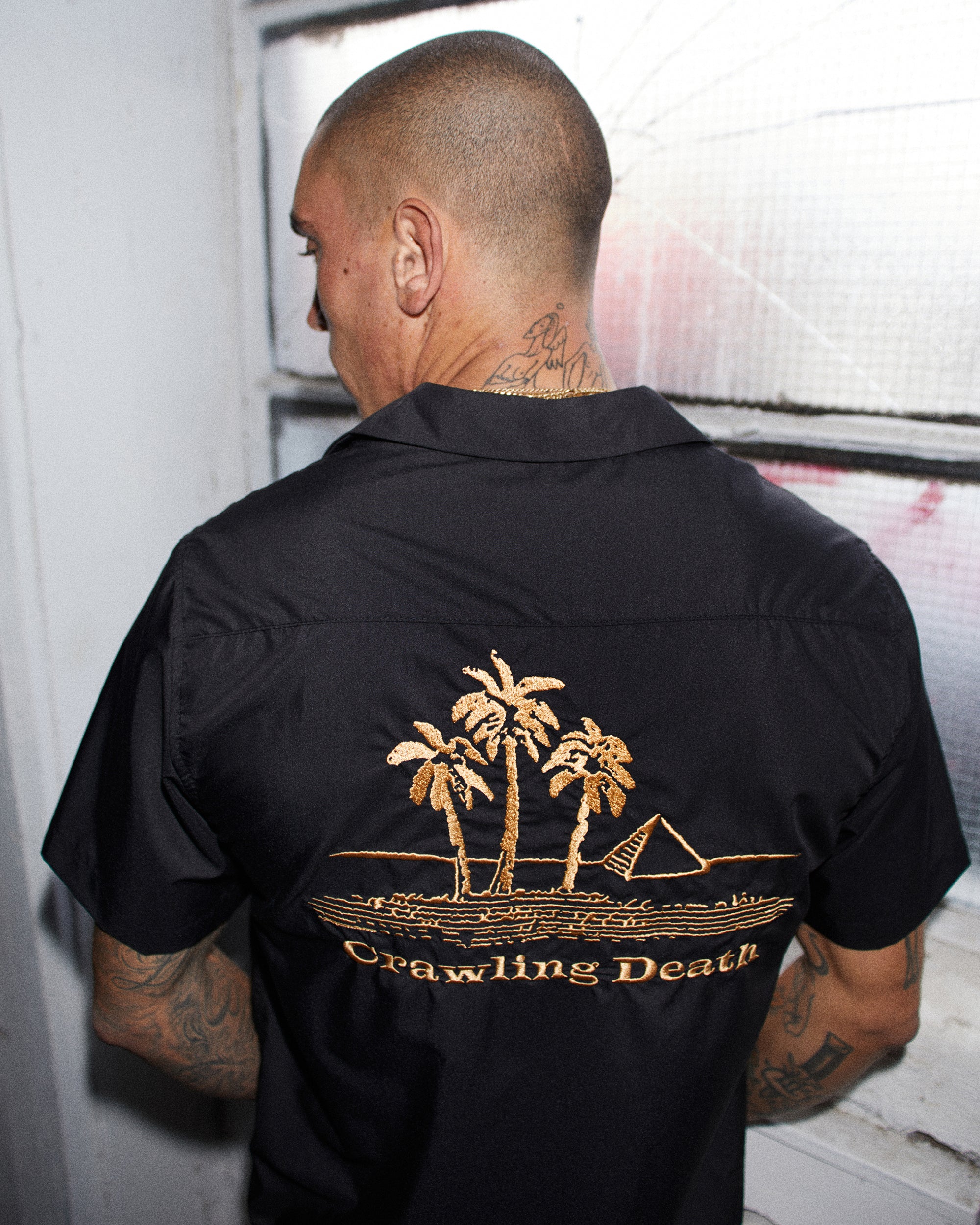 Palms Embroidered Shirt