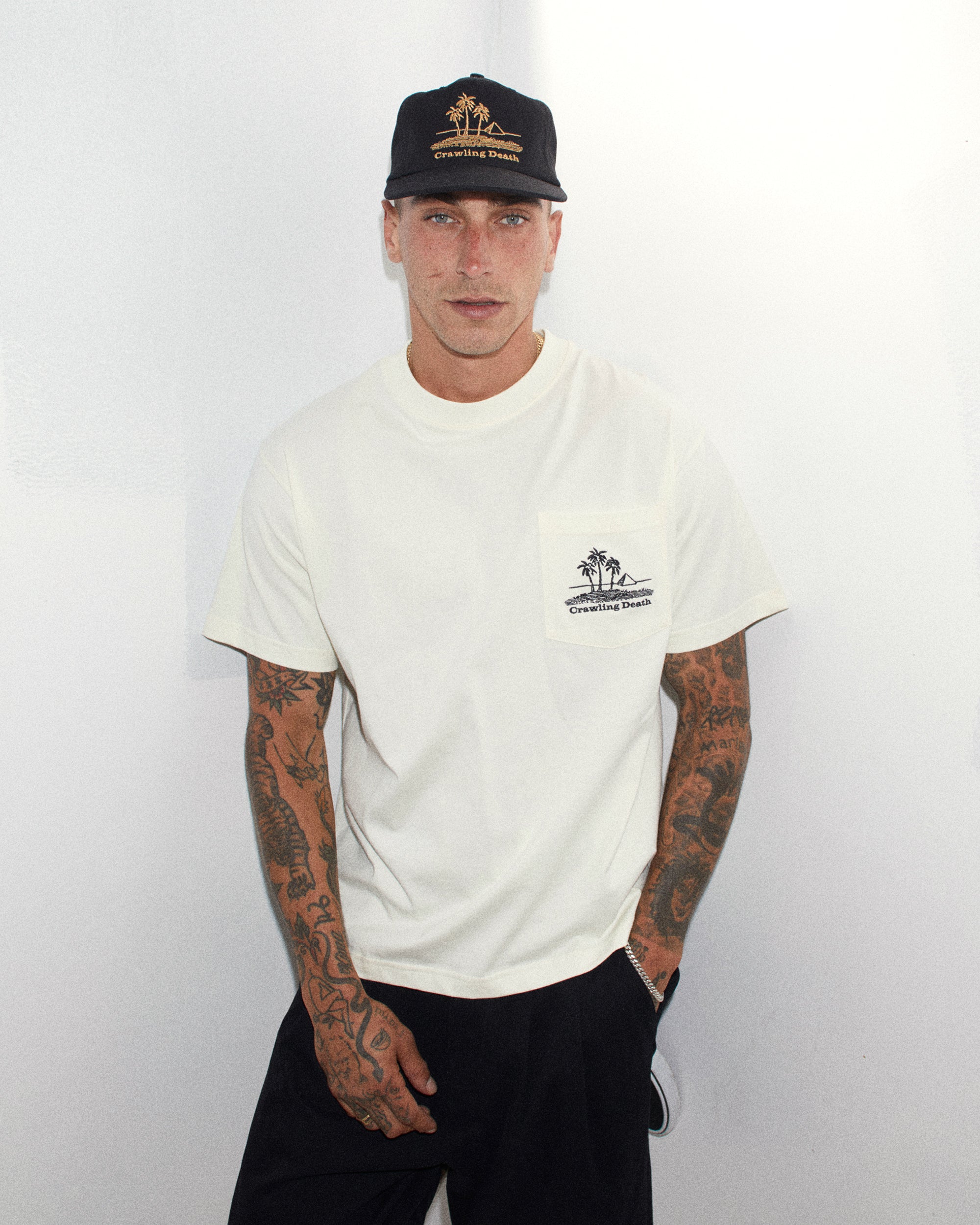 Palms Pocket T-Shirt | Off-White
