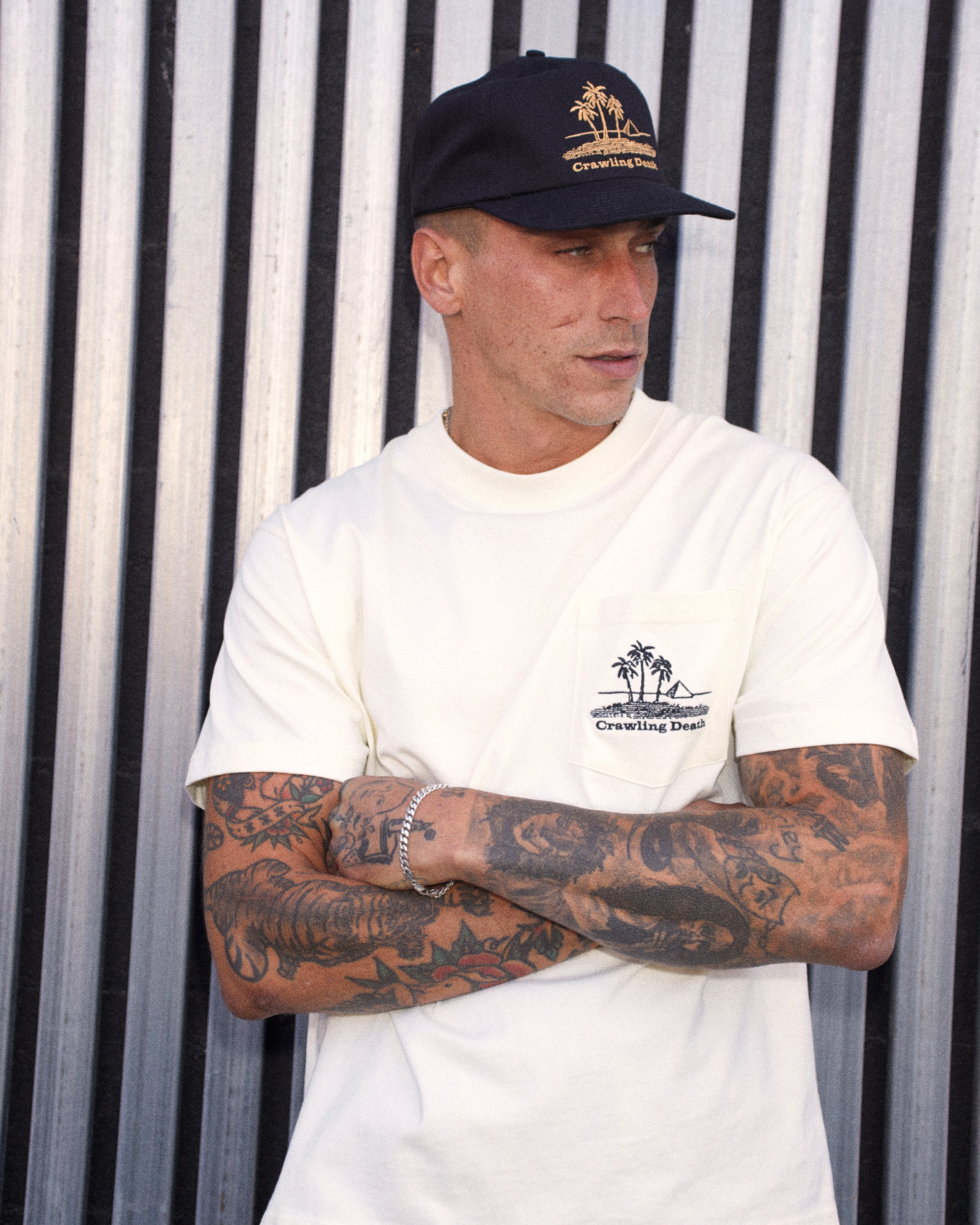 Palms Pocket T-Shirt | Off-White