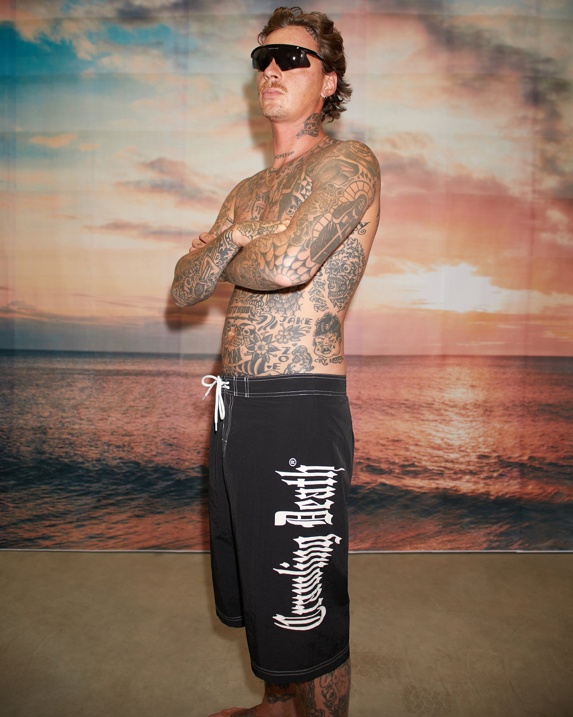 Board Shorts Stretch Gothic | Black