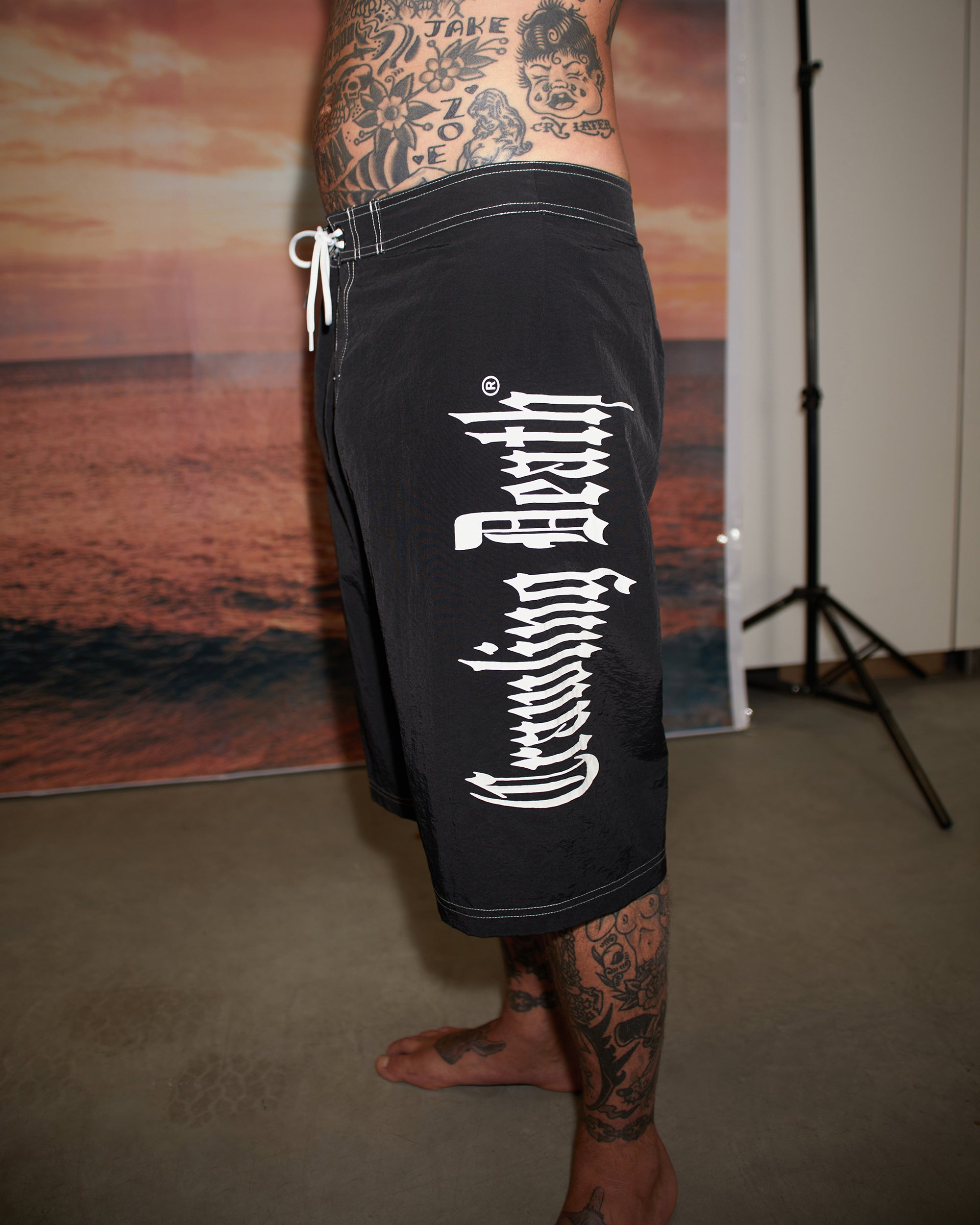 Board Shorts Stretch Gothic | Black
