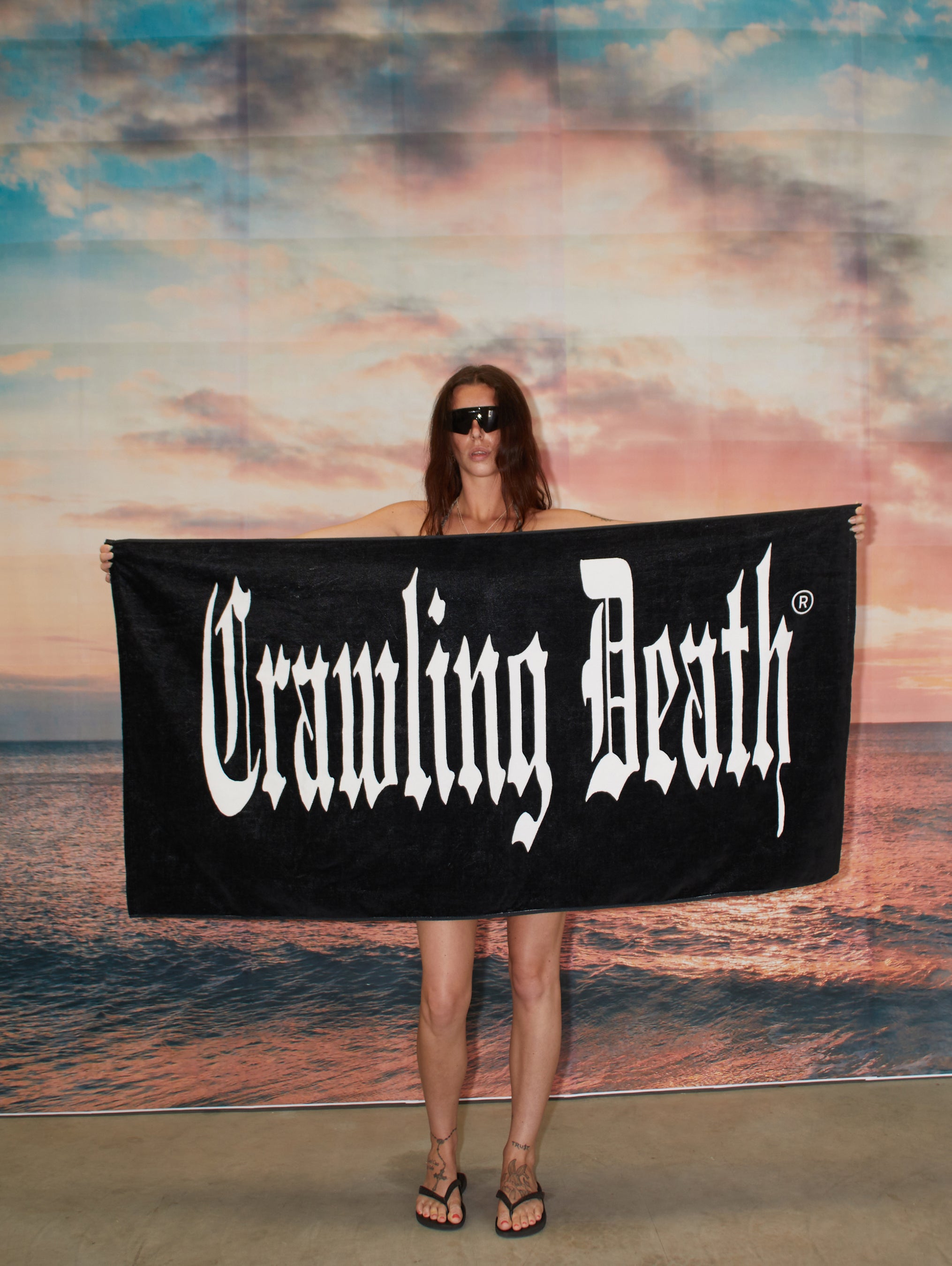 Stretch Gothic Beach Towel