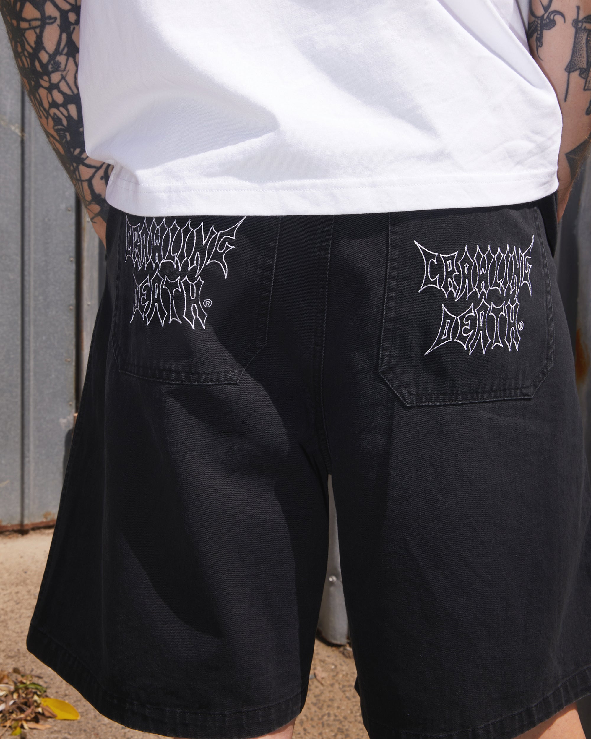 Work Shorts | Washed Black