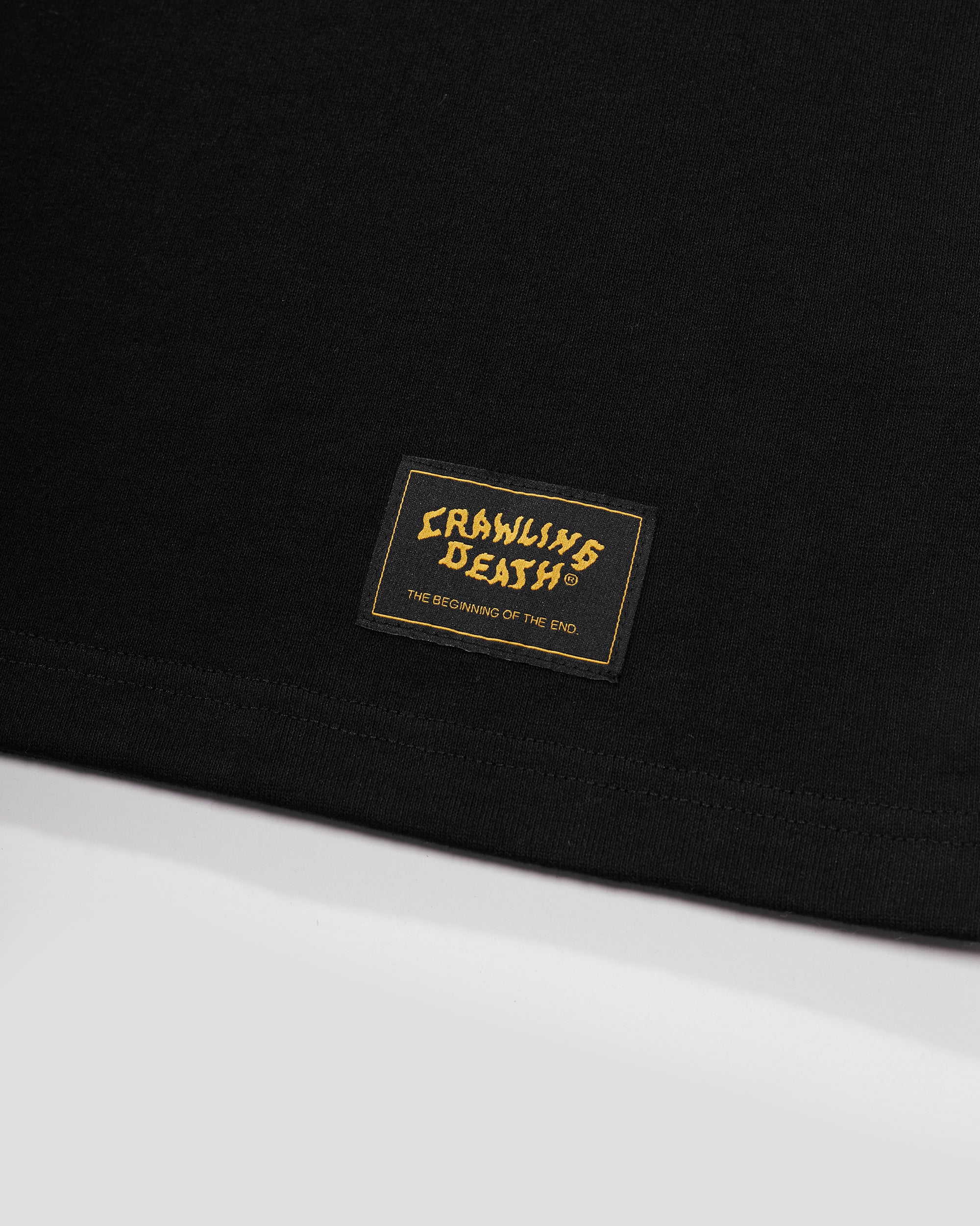 Gothic Script Heavy T-Shirt | Black