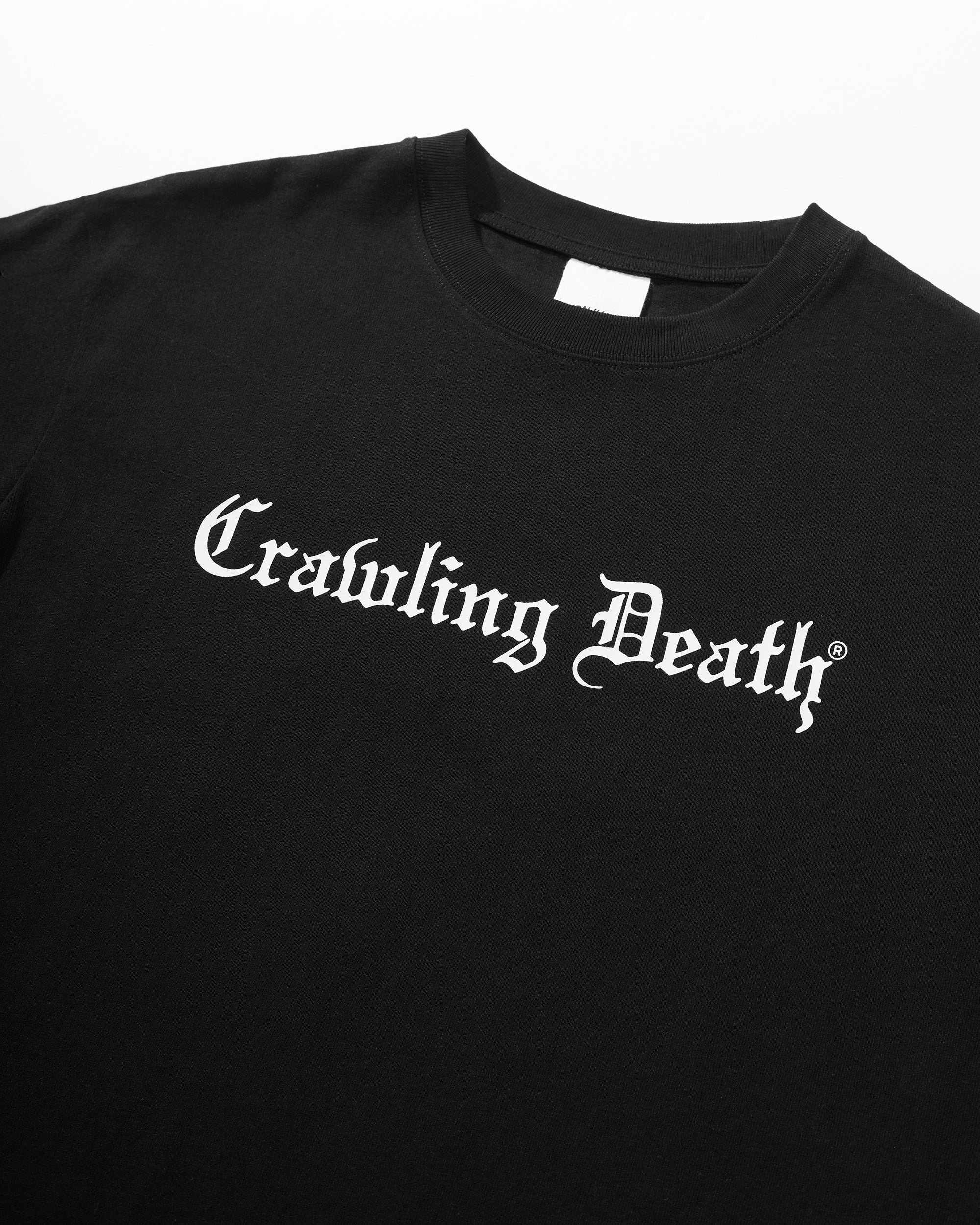 Gothic Script Heavy T-Shirt | Black