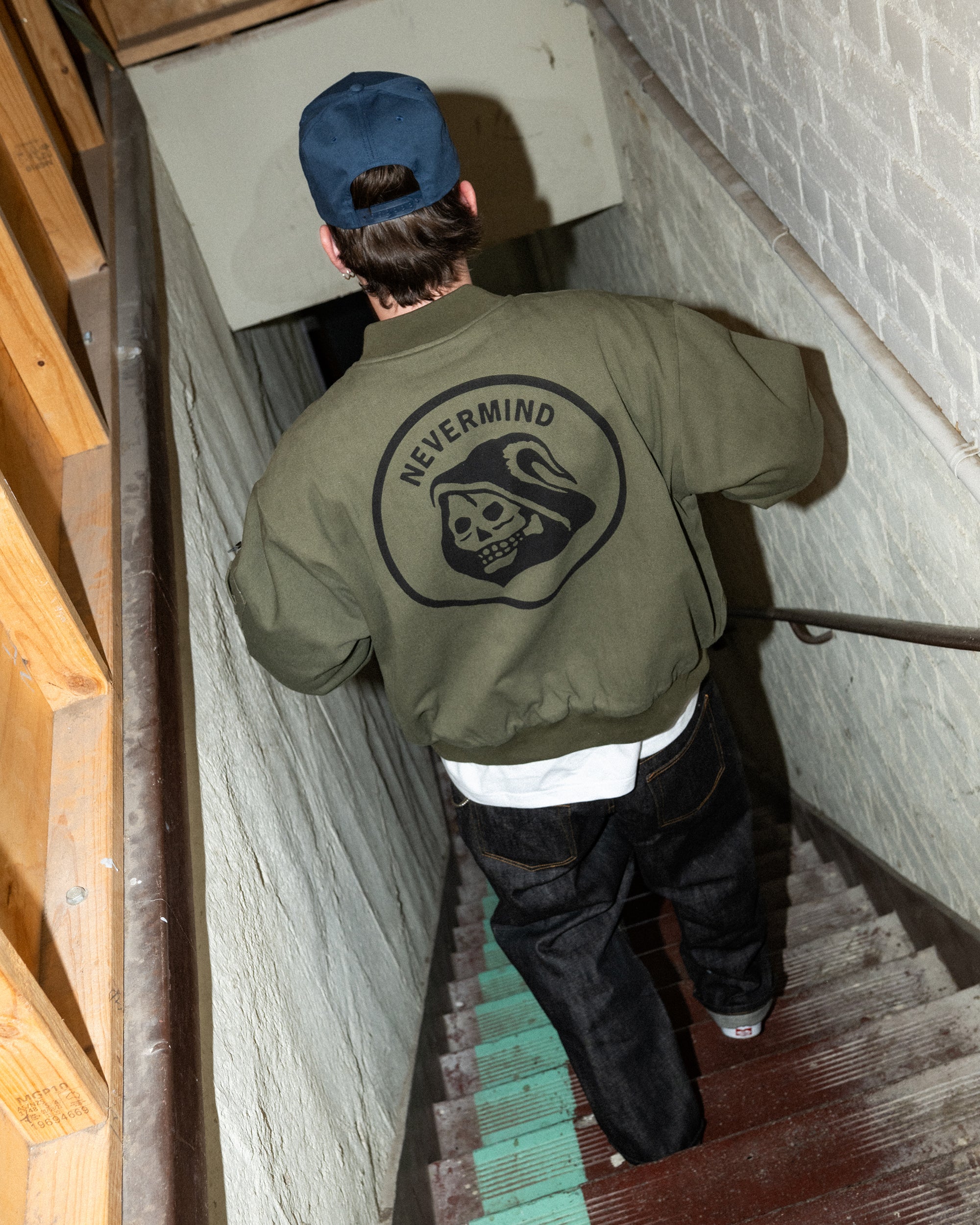 Nevermind Bomber Jacket | Green