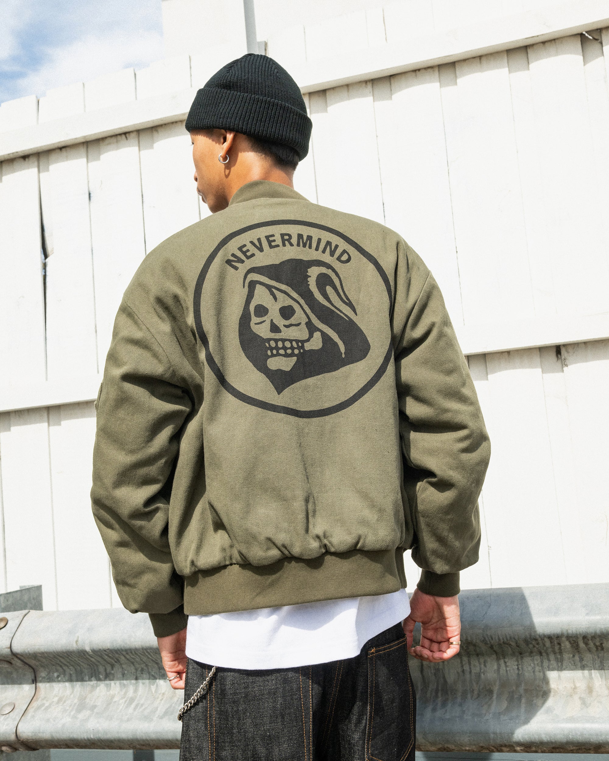 Nevermind Bomber Jacket | Green