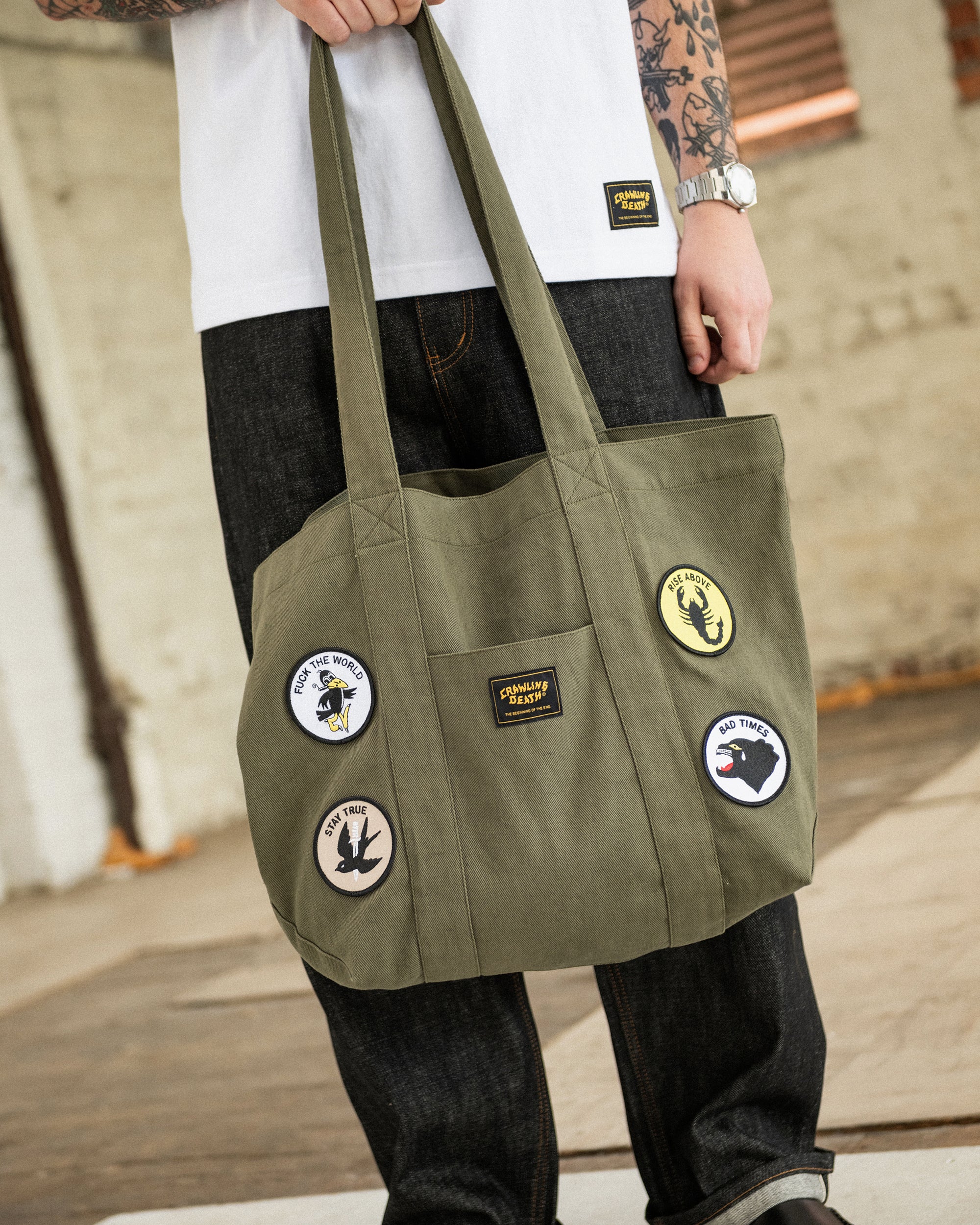 Canvas Patch Bag | Green