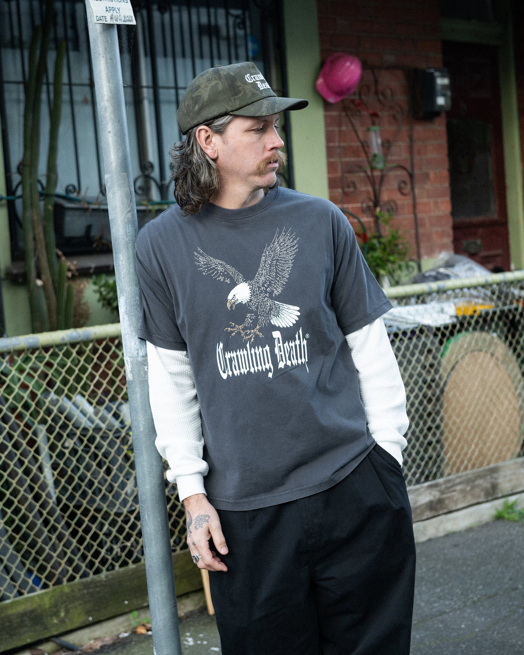 Eagle T-Shirt | Washed Black